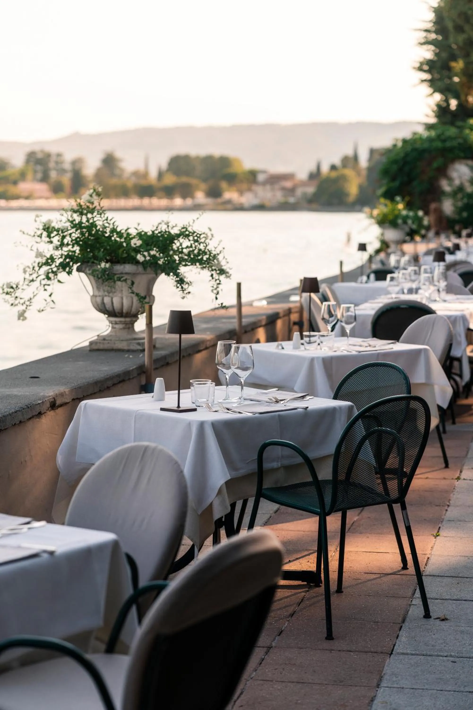 Patio in Hotel Monte Baldo e Villa Acquarone