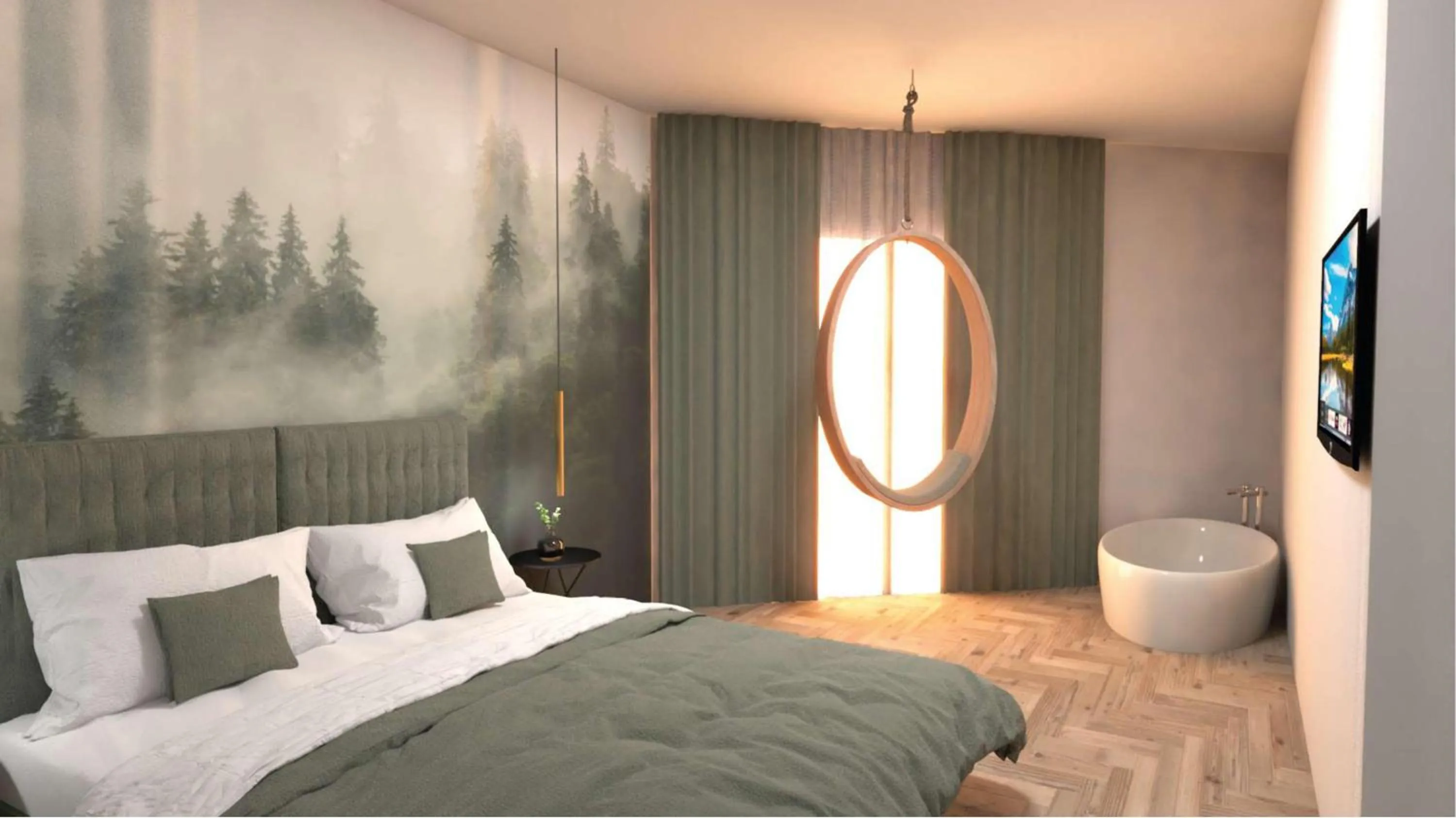 Bedroom, Bed in Hotel Querceto Wellness & Spa - Garda Lake Collection