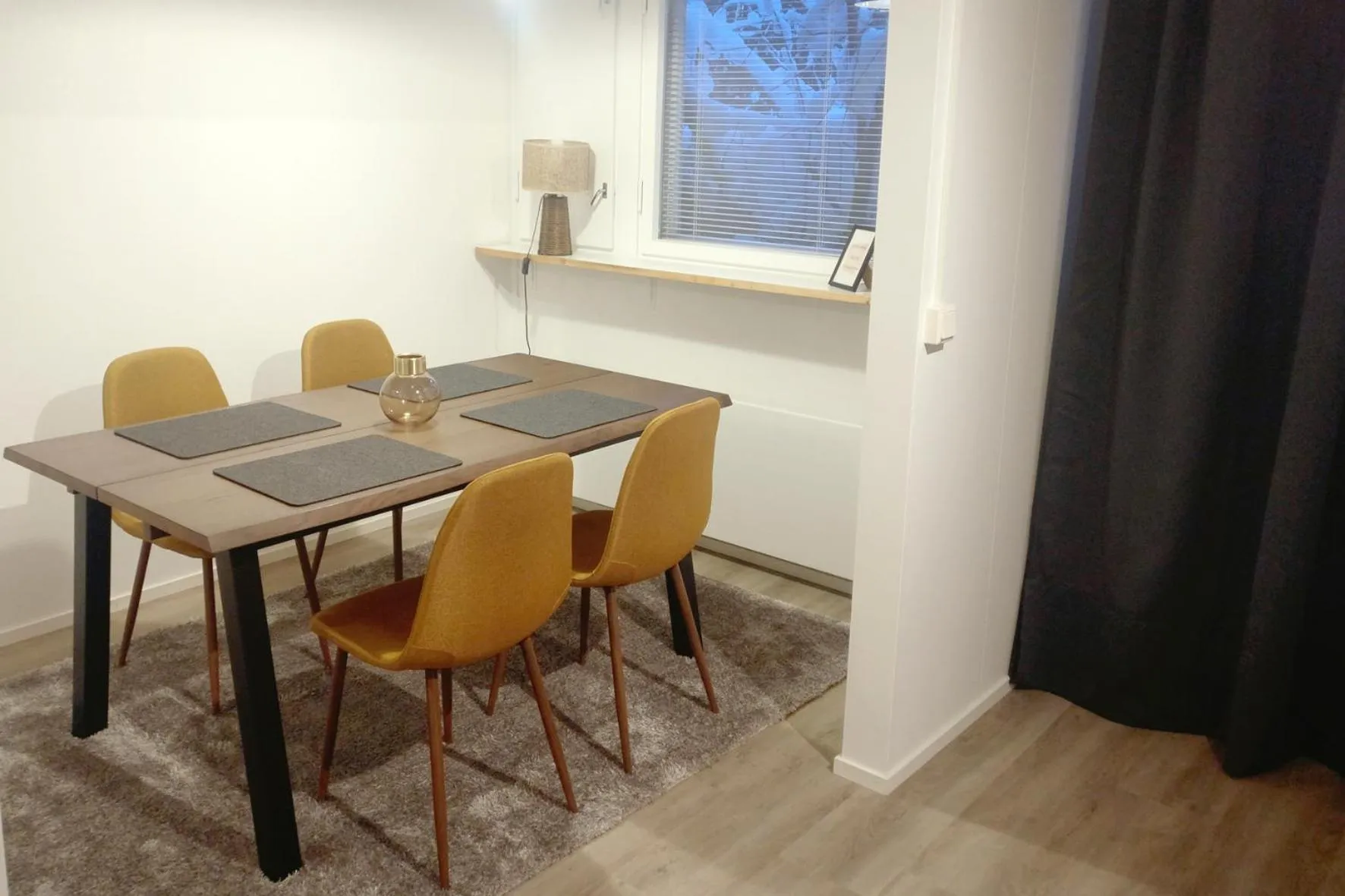 Dining area in Kuukkeli Apartments Sodankylä
