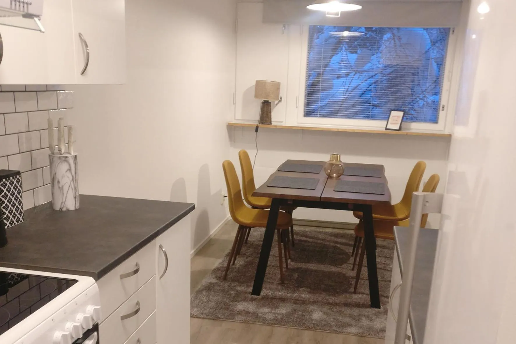 Kitchen or kitchenette in Kuukkeli Apartments Sodankylä