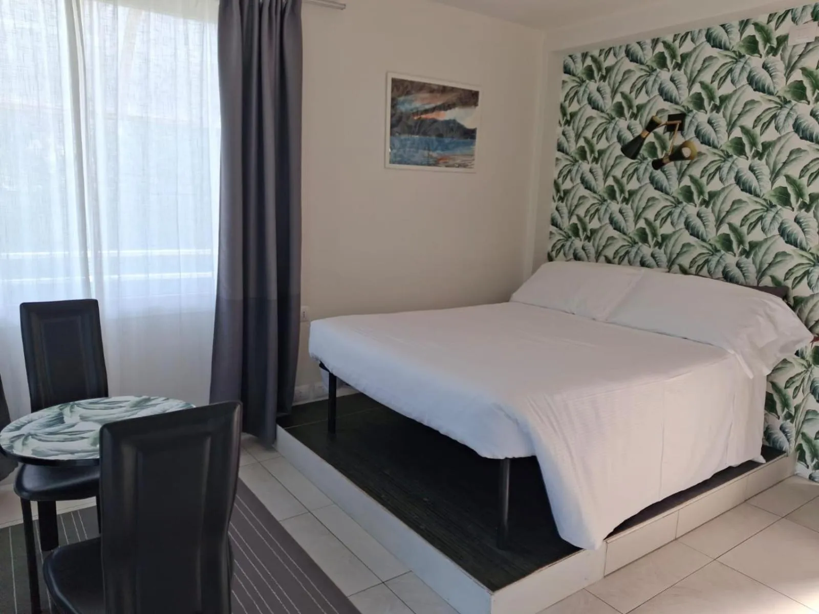 Bed in Hotel Nautilus