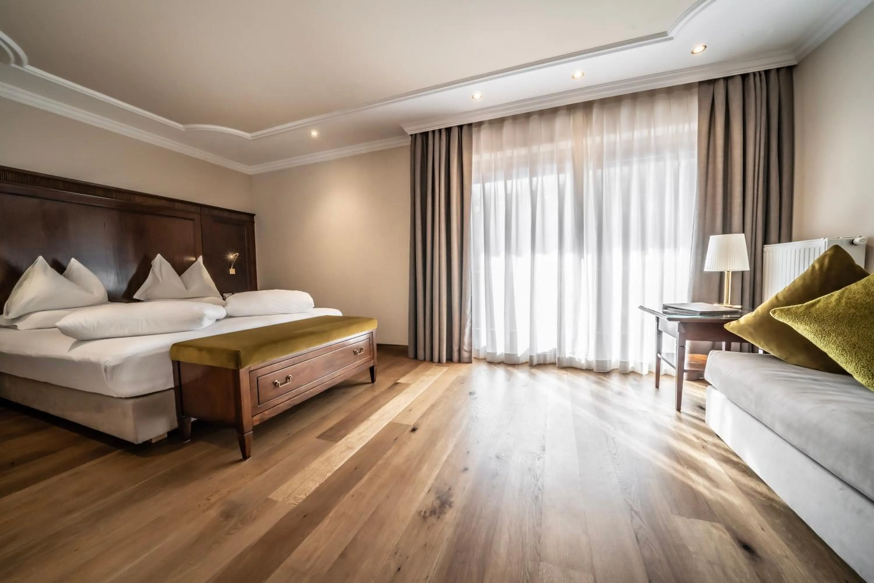 Bed in Hotel Luna Mondschein