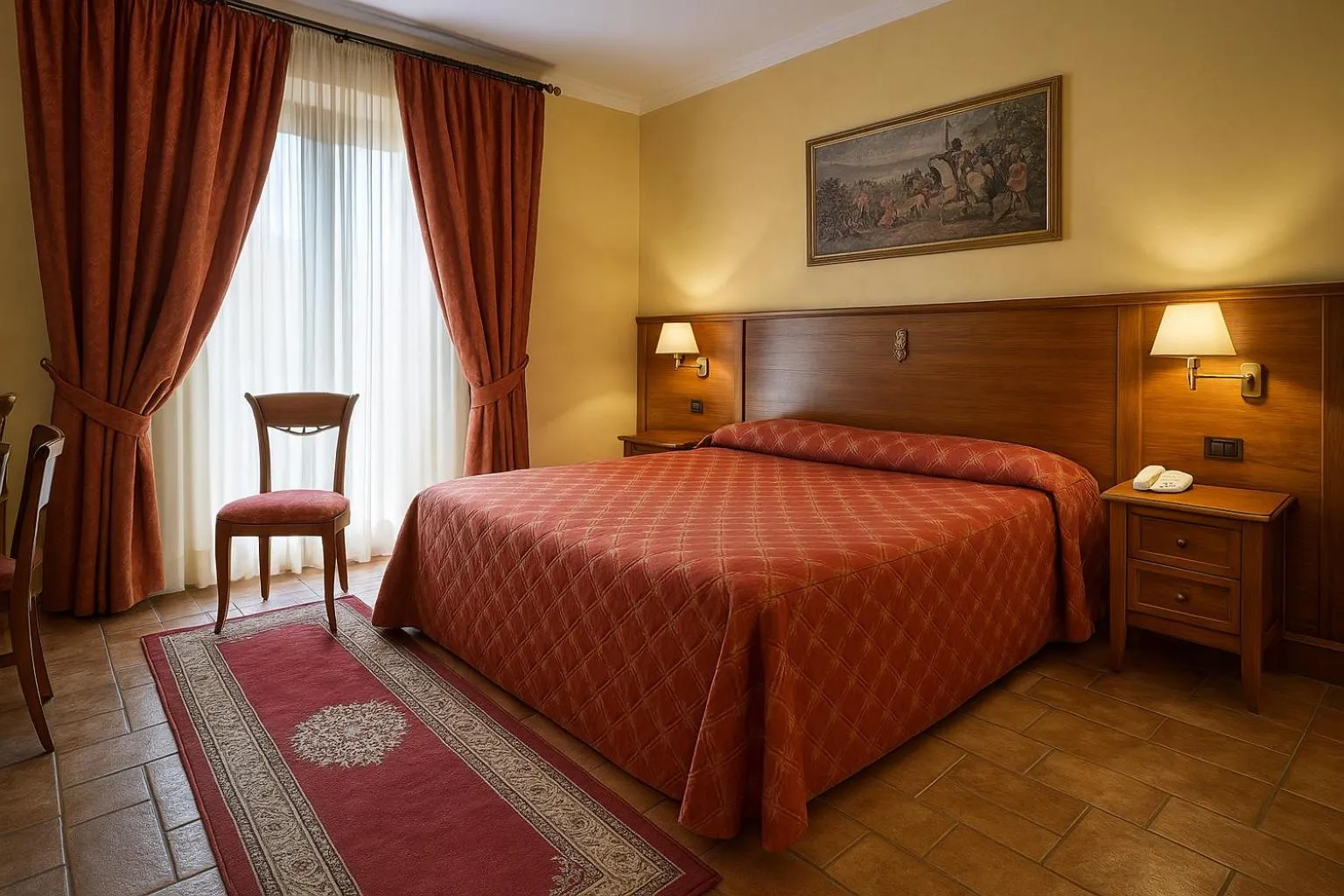 Bedroom, Bed in Grand Hotel Vigna Nocelli