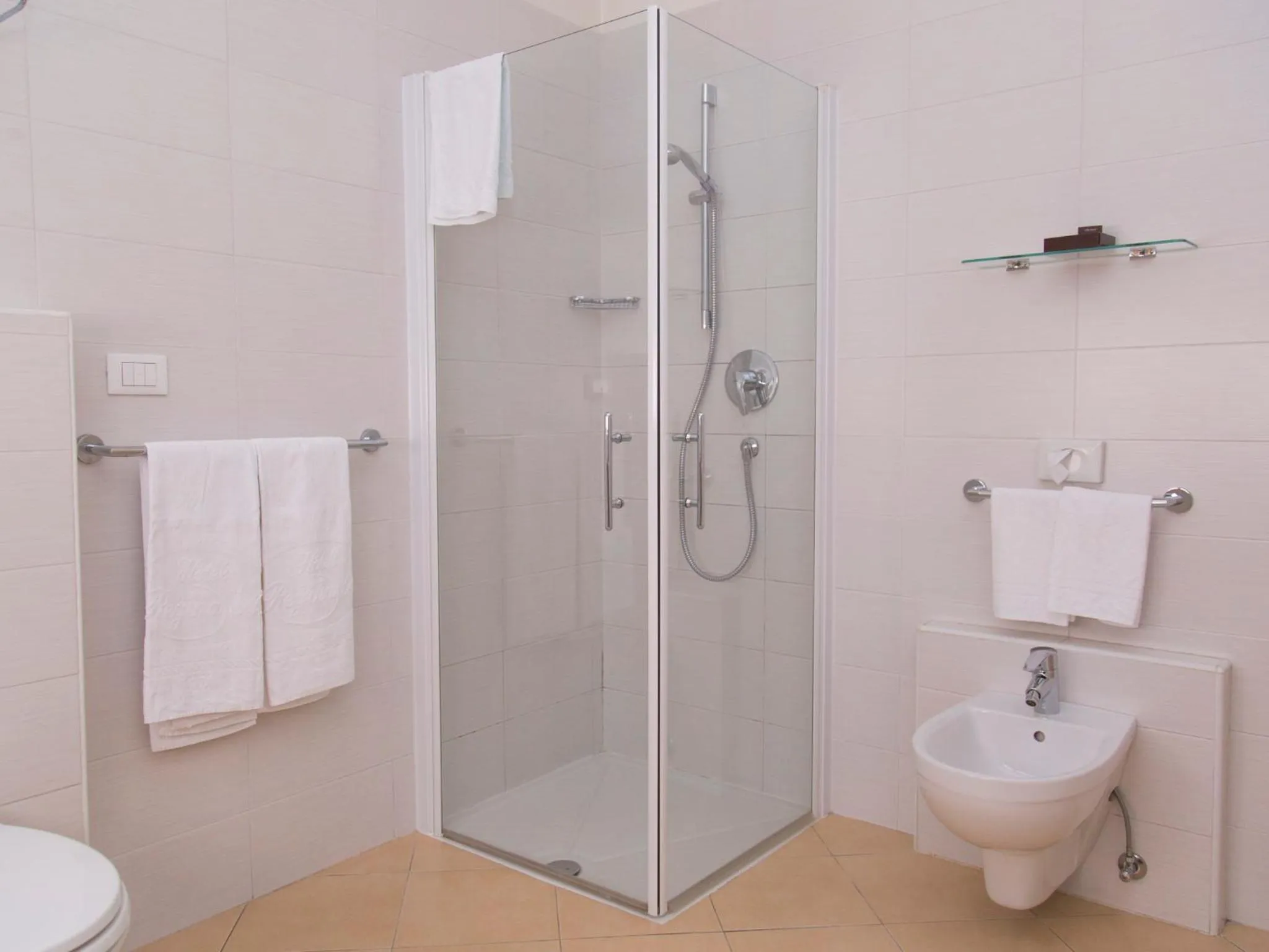 Shower in Hotel Regina