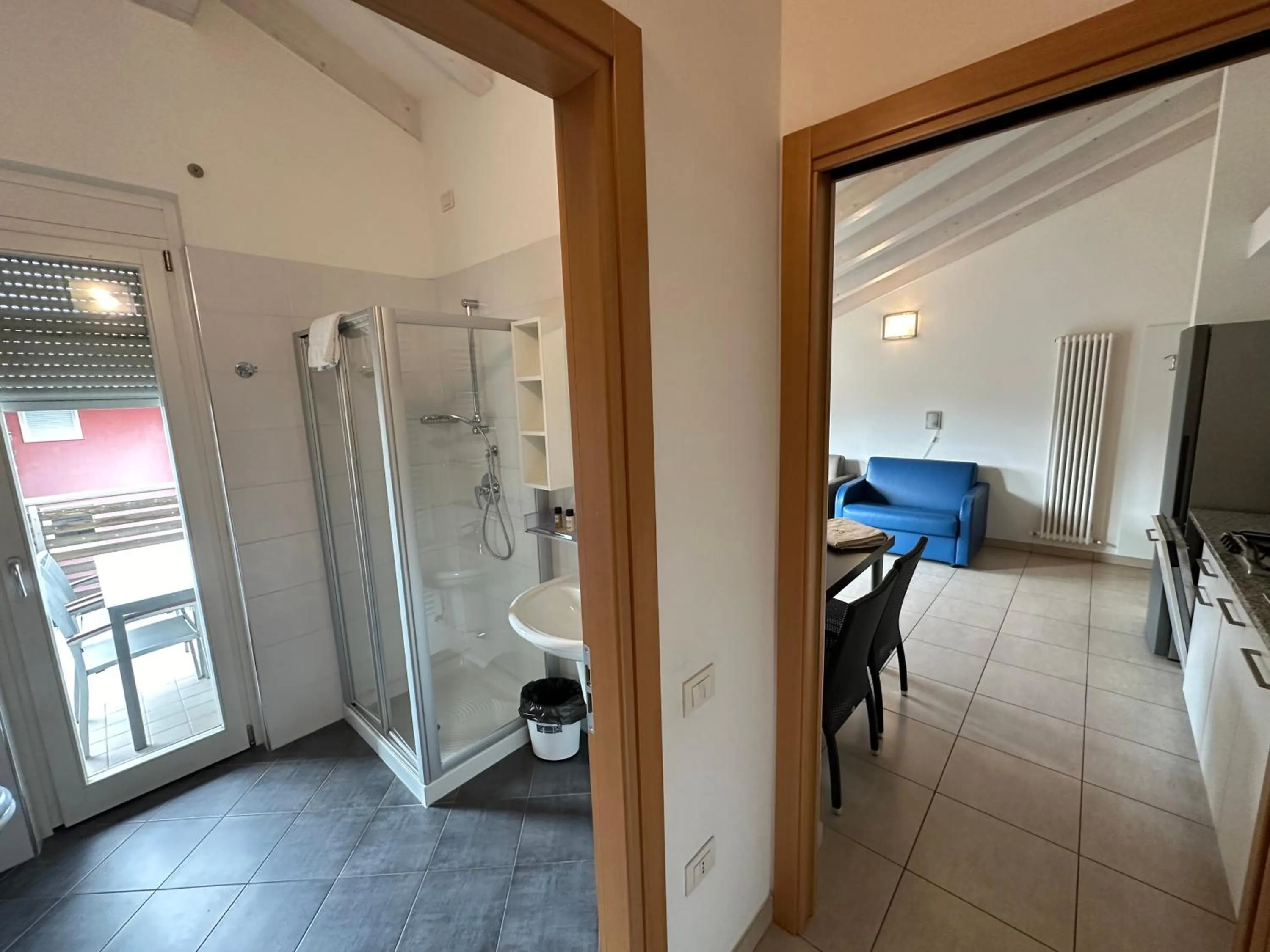 Shower in 4 Limoni Apartment Resort