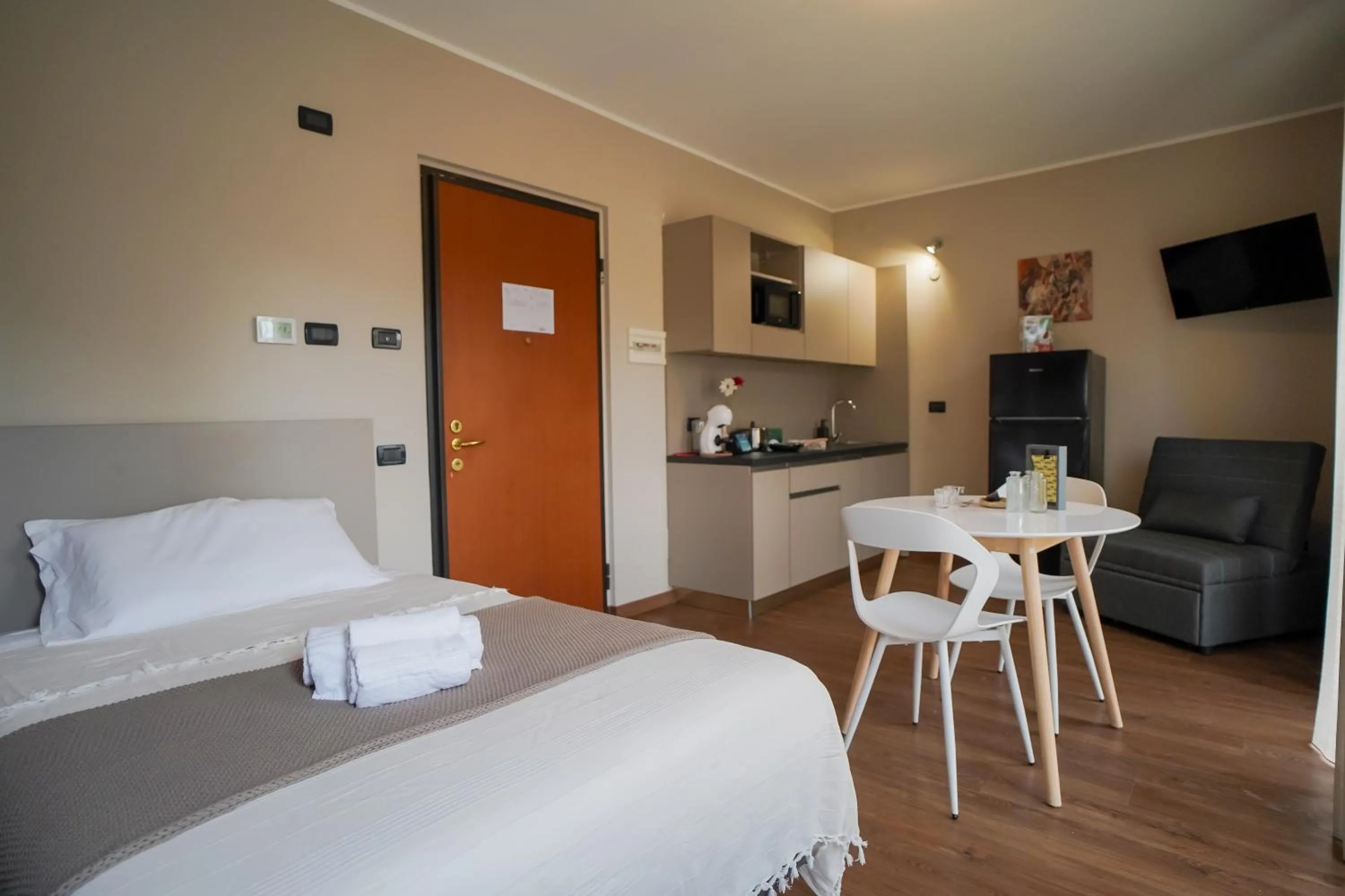 Bed in Bnbook Expo Residence Rho