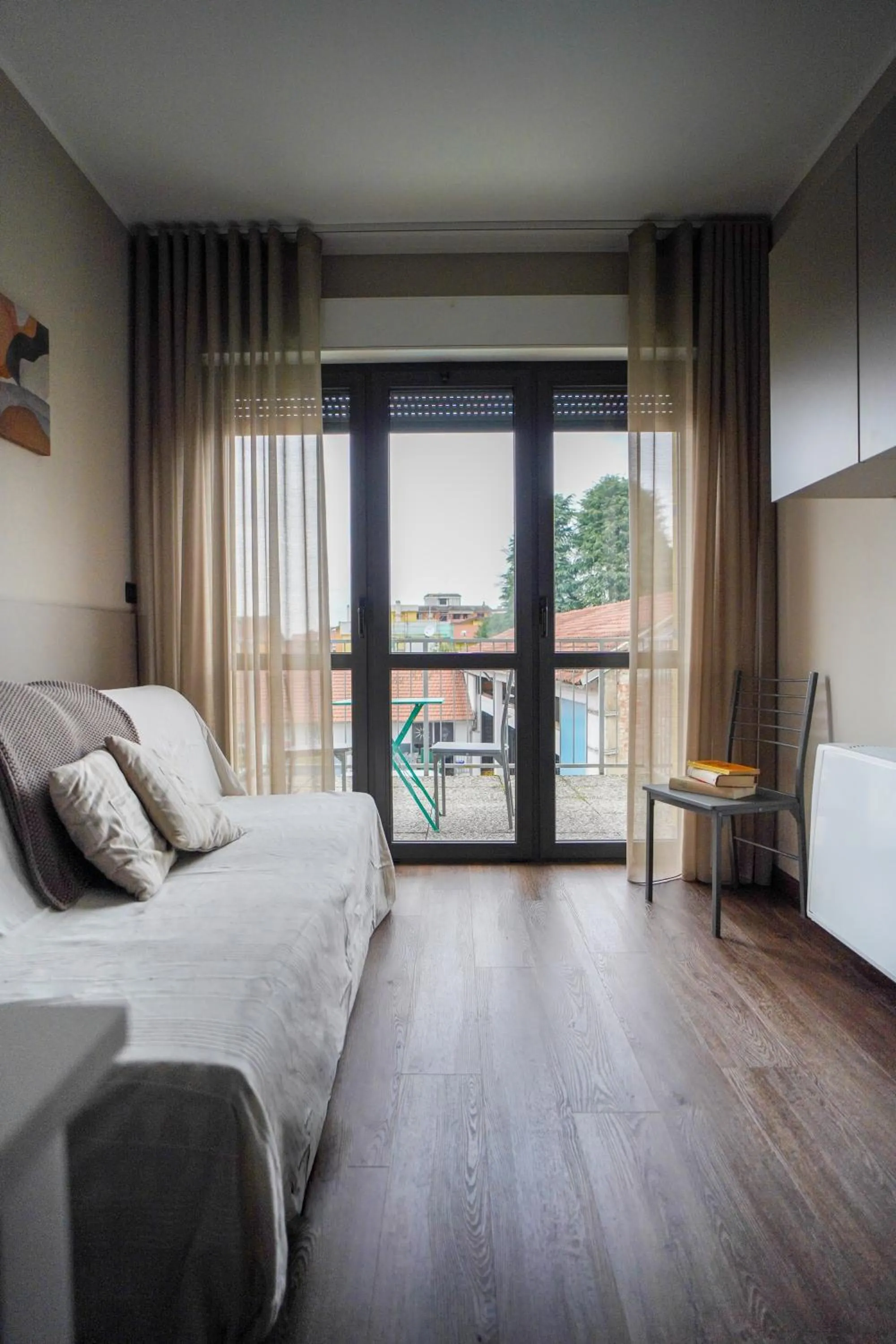 Balcony/Terrace, Bed in Bnbook Expo Residence Rho