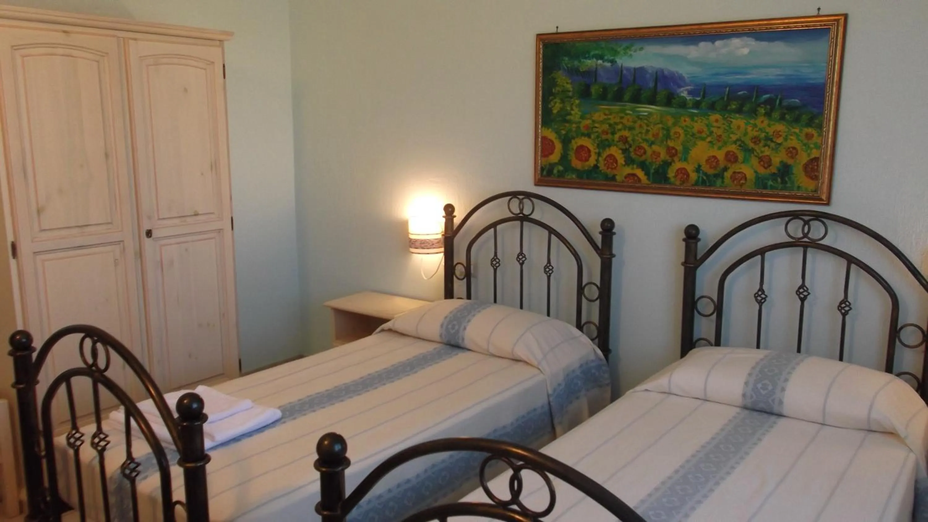 Decorative detail, Bed in Hotel Baia Cea