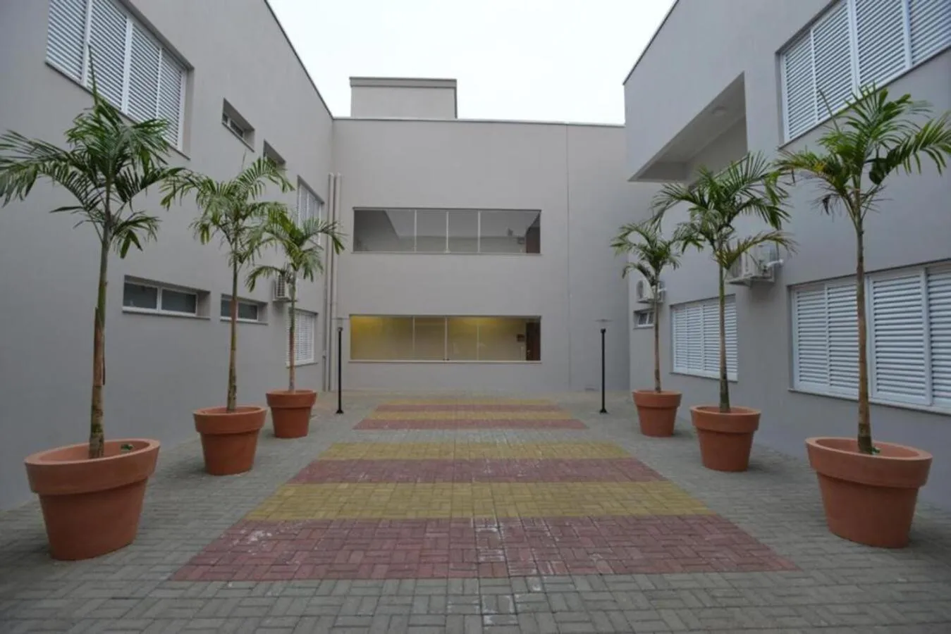 Inner courtyard view in Habitat Prime Hotel