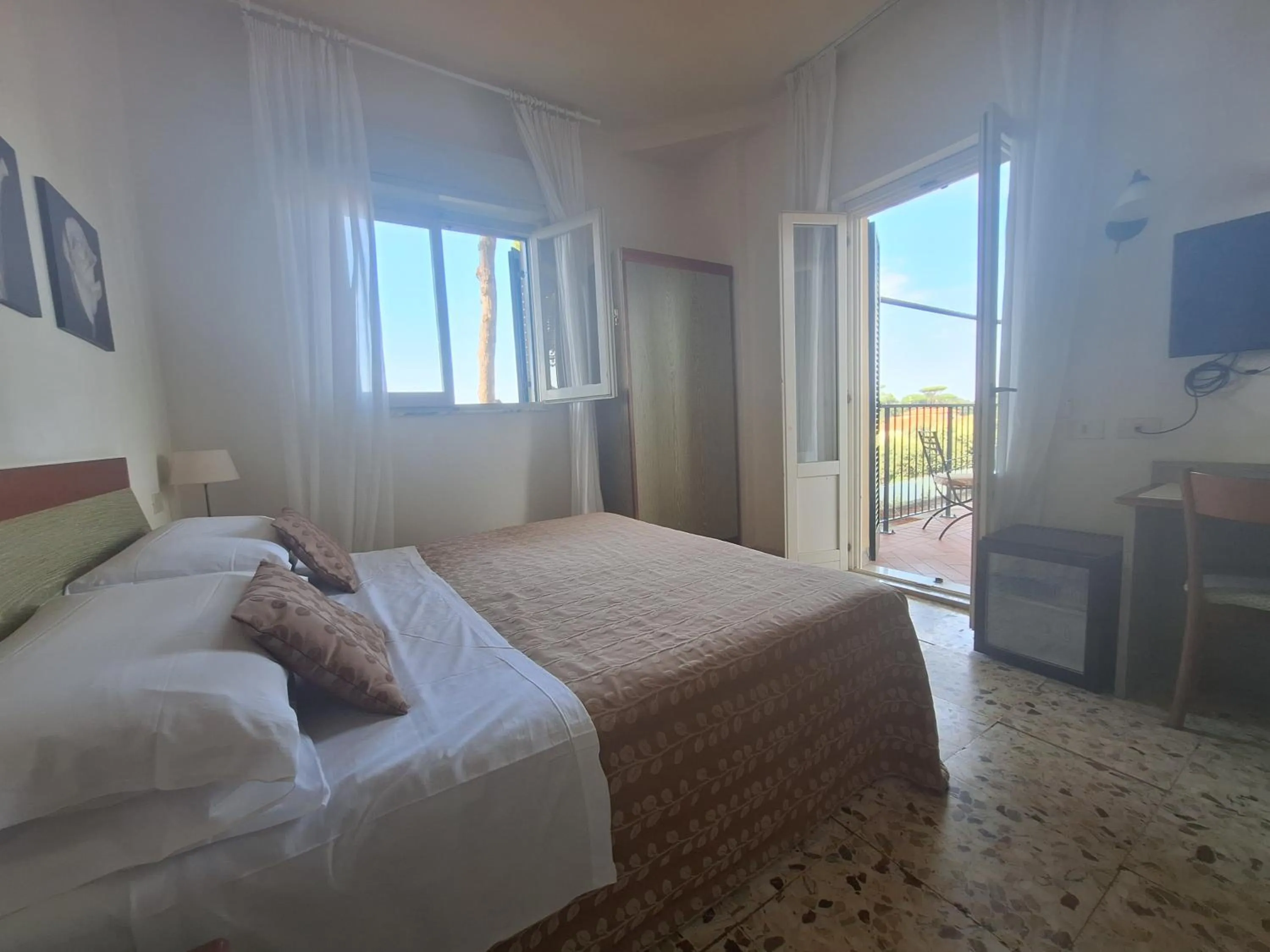 Bed in Hotel Villa Tiziana