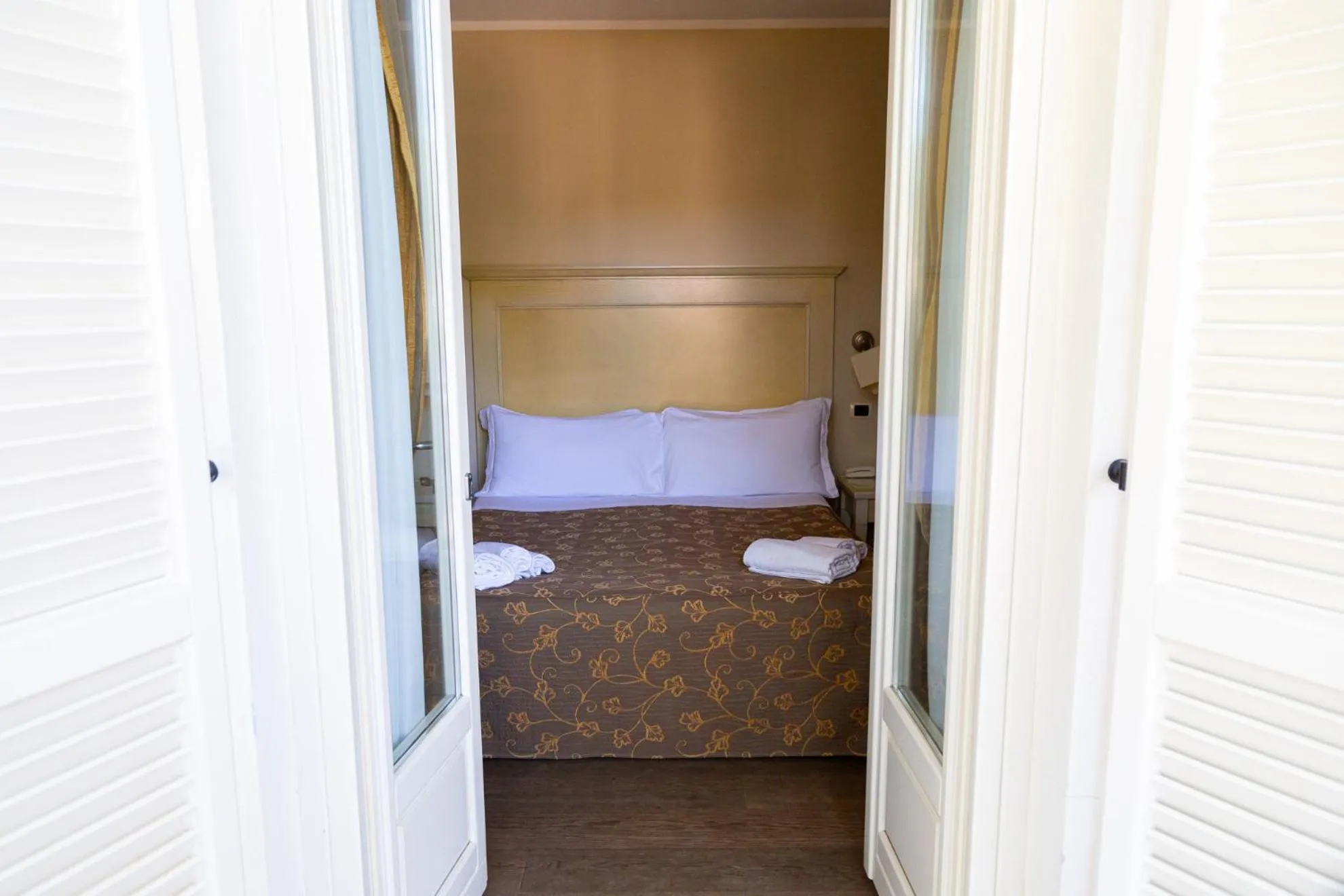 Bed in Hotel Villa Tiziana