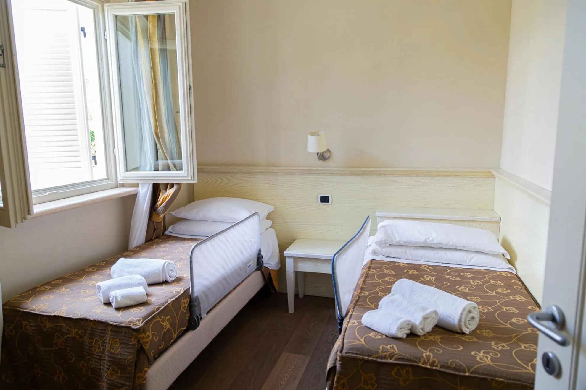 Bed in Hotel Villa Tiziana