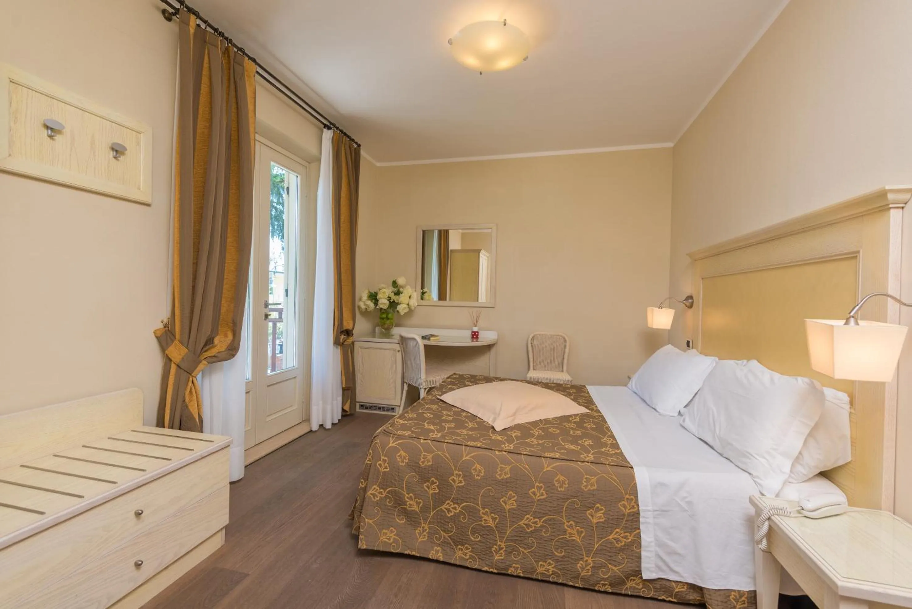 Bed in Hotel Villa Tiziana