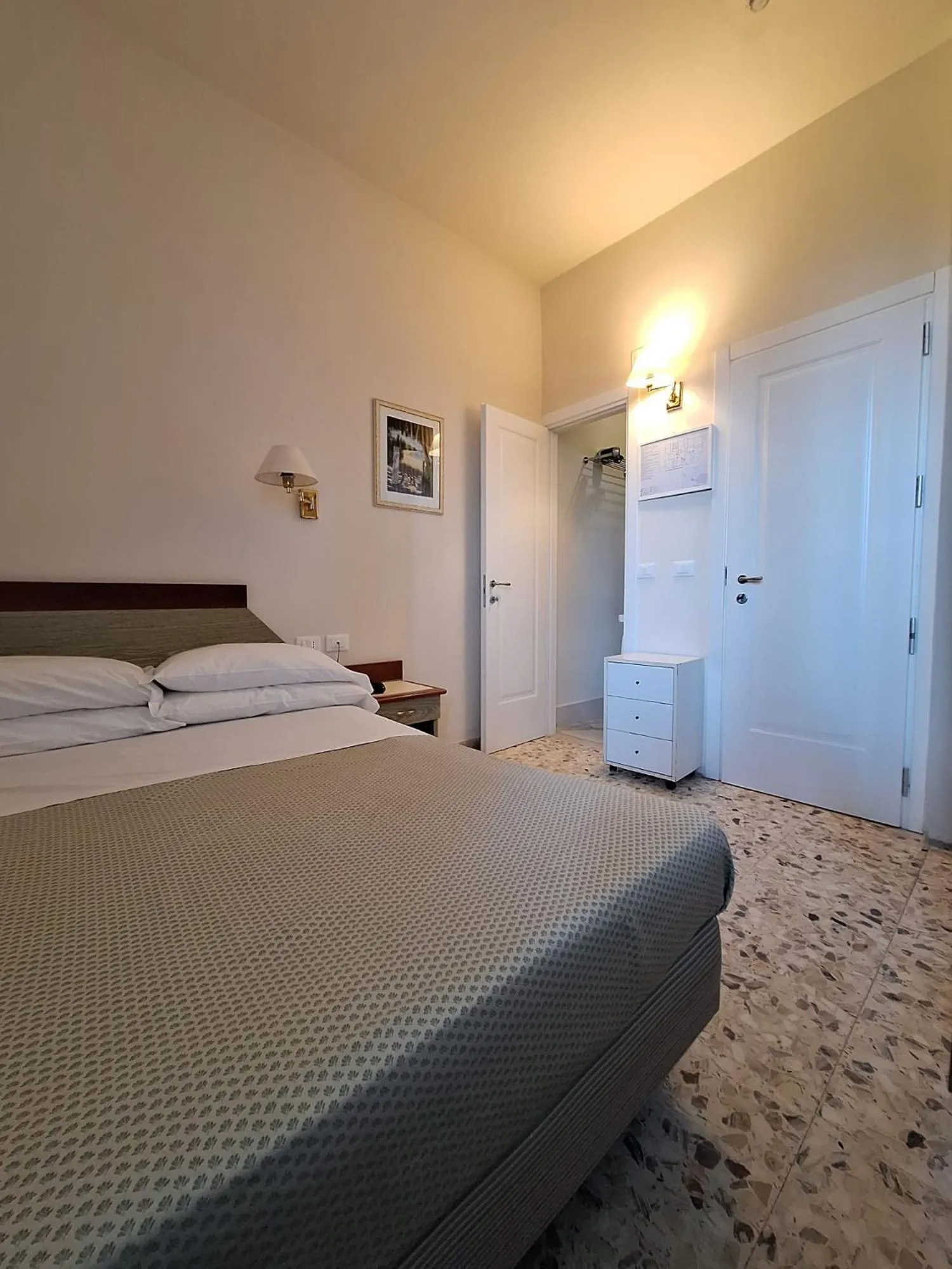 Bed in Hotel Villa Tiziana