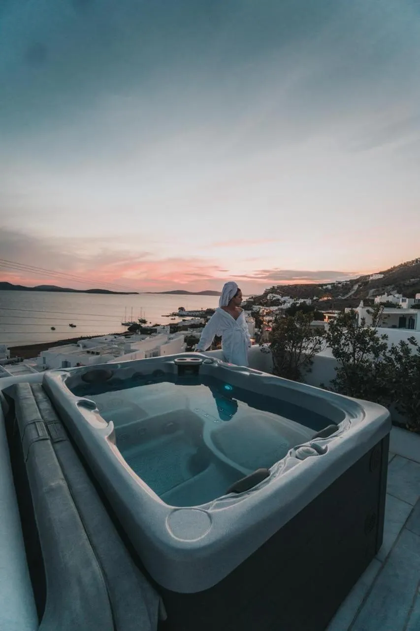 Sunset in Mykonos Moussa