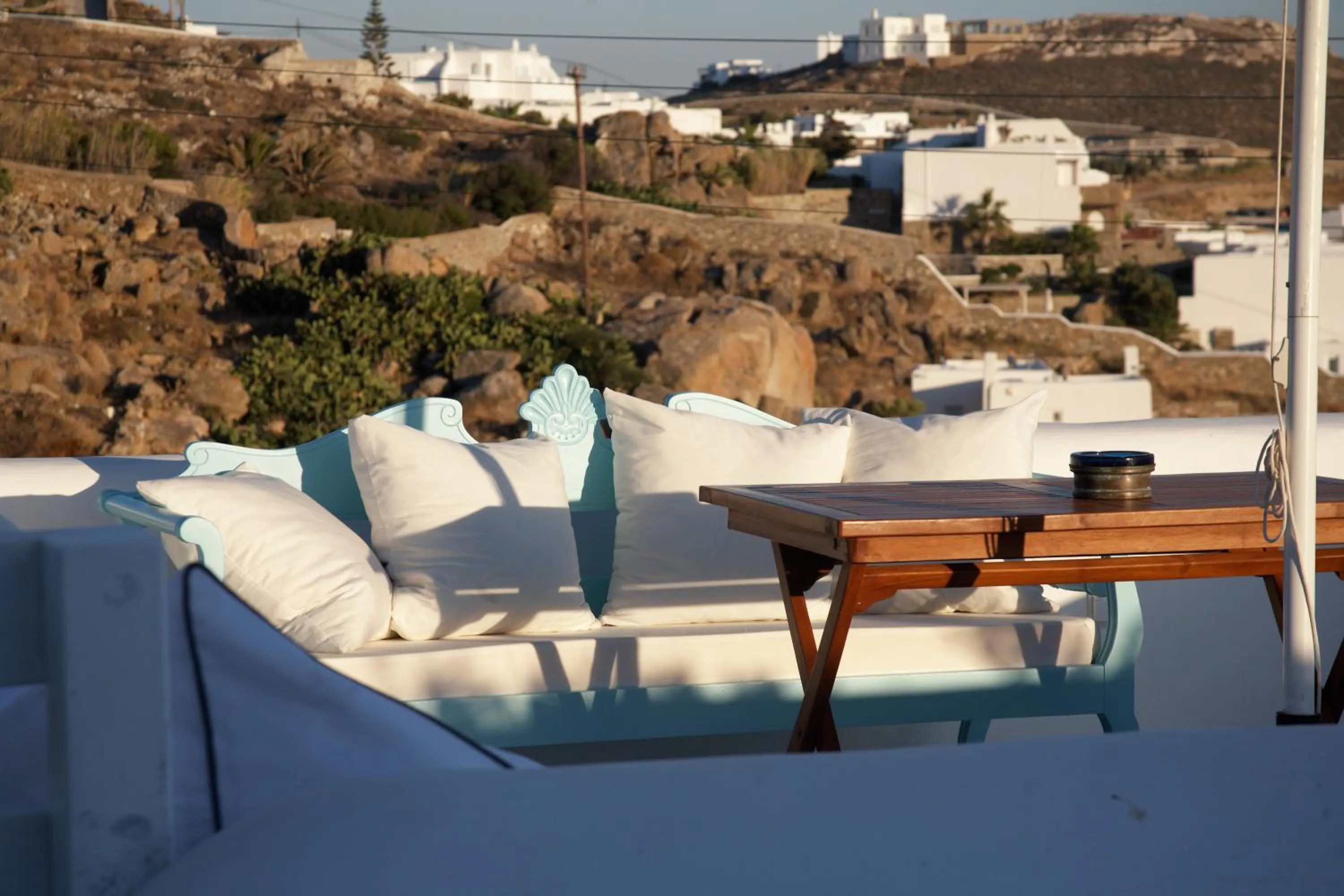 Balcony/Terrace in Mykonos Moussa