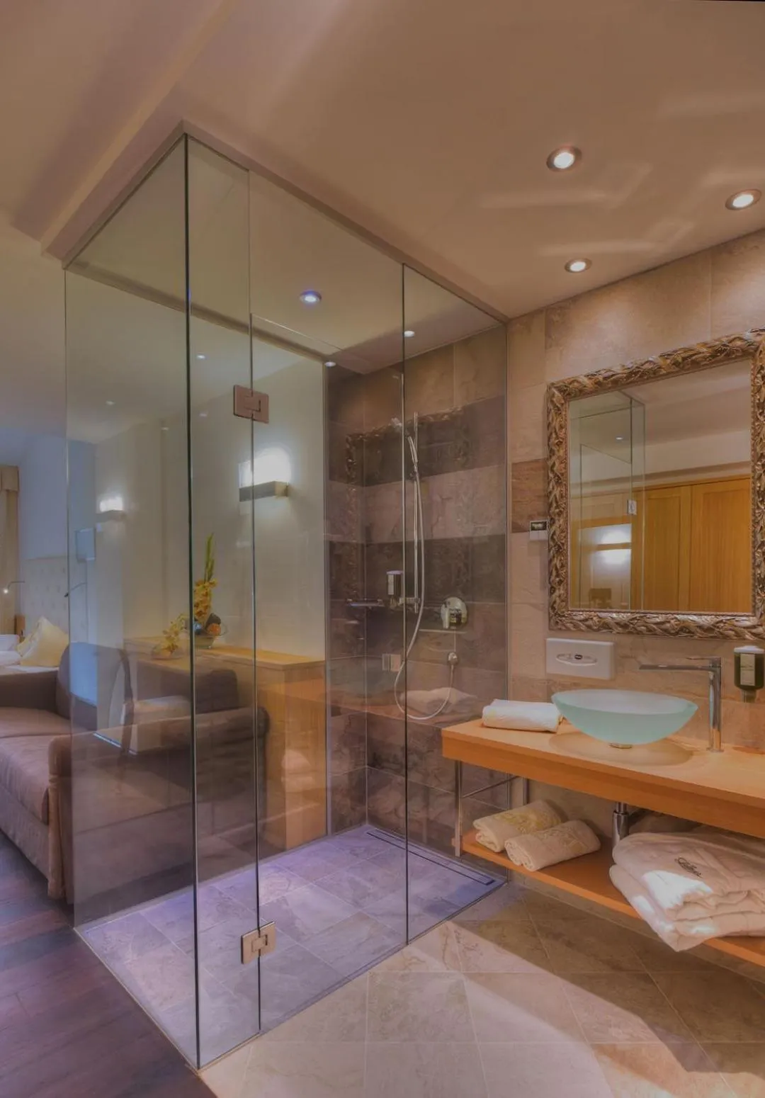 Shower in Hotel Leitner