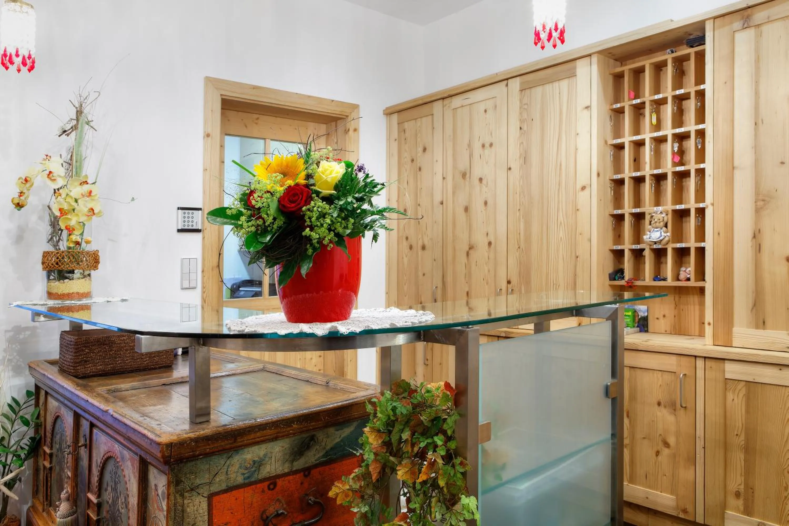 Decorative detail in Hotel Leitner