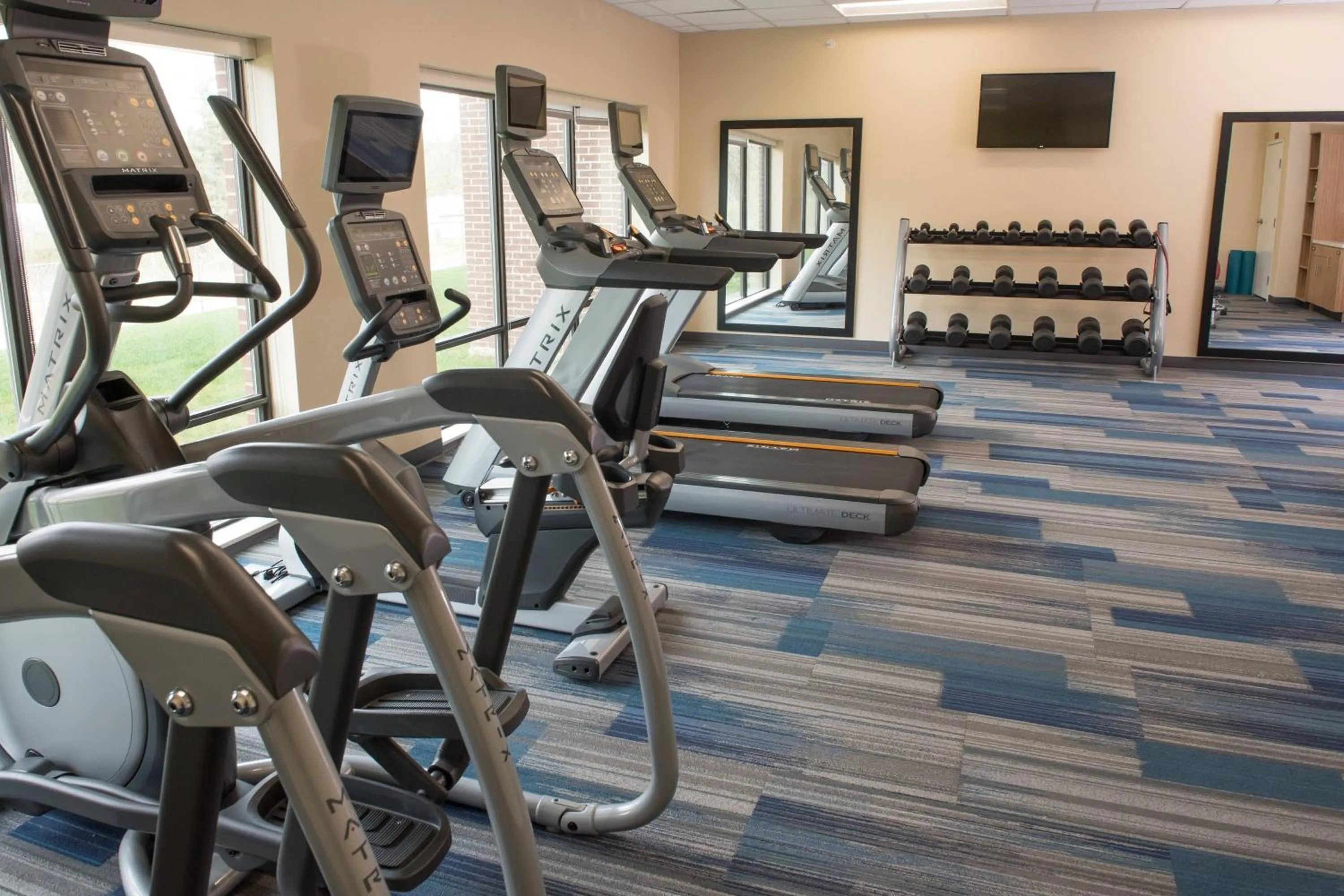 Fitness centre/facilities in TownePlace Suites by Marriott Battle Creek