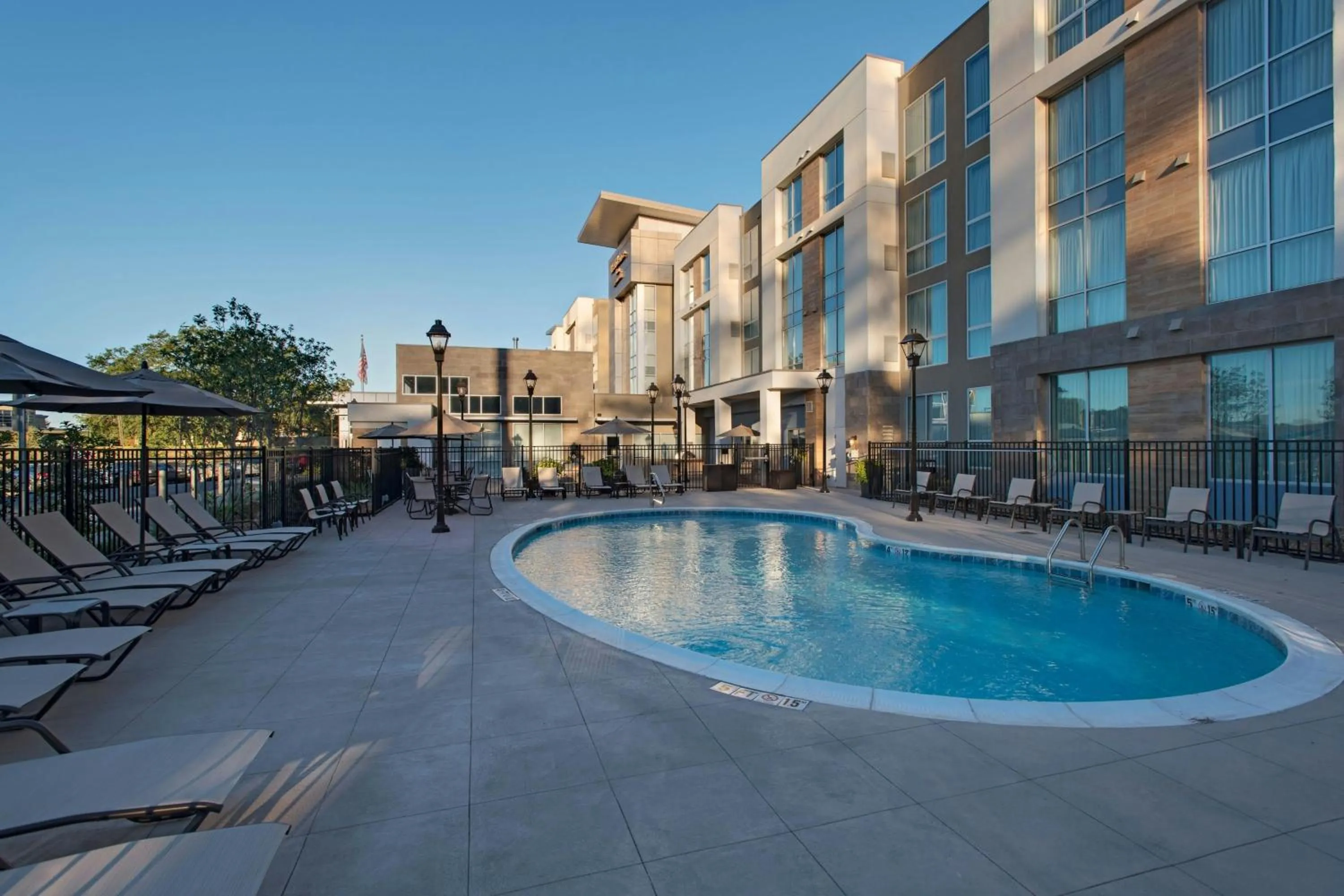 Swimming pool in Residence Inn by Marriott Jackson The District at Eastover