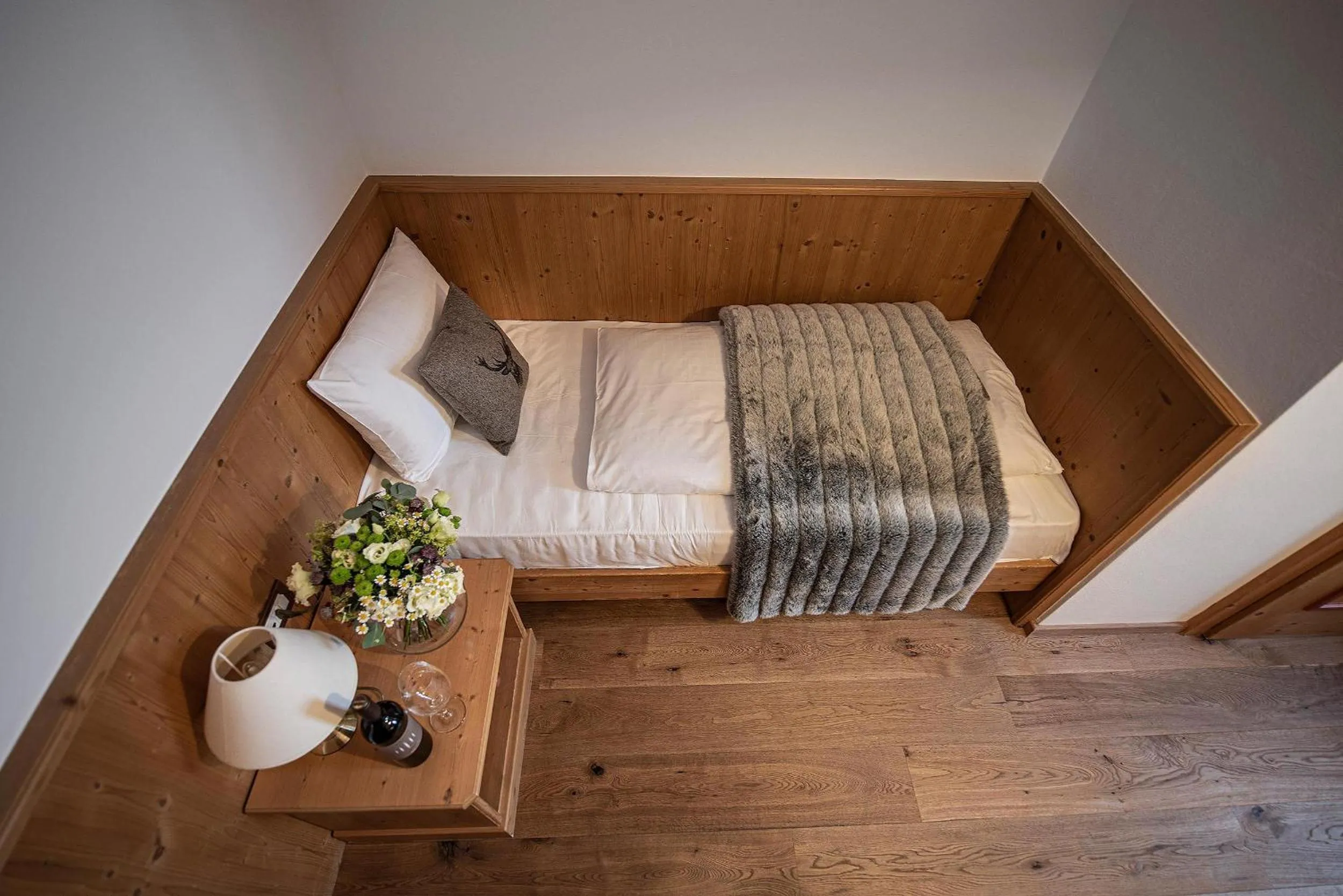 Bed in Hotel Cristallo