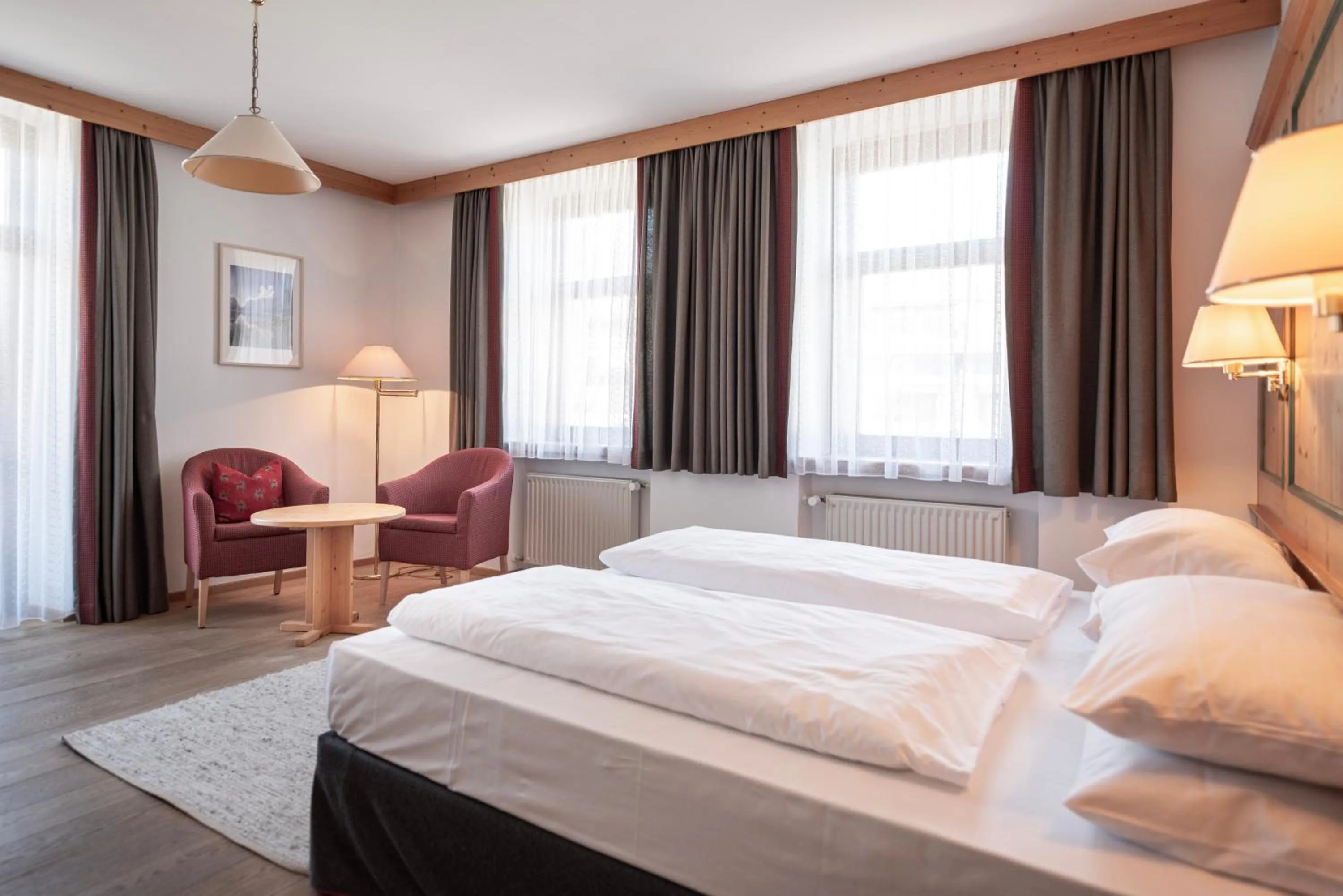 Bed in Hotel Cristallo