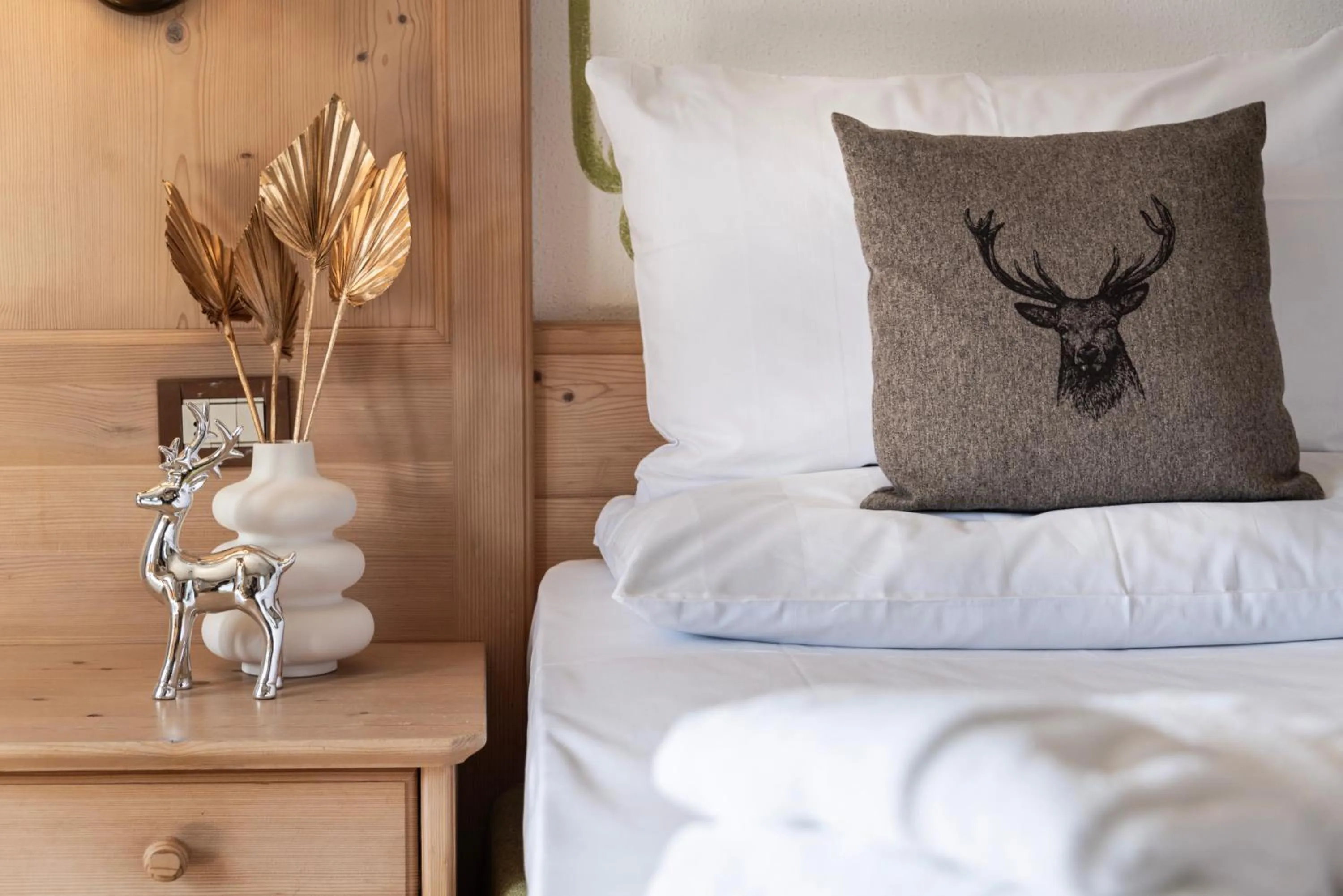 Bed in Hotel Cristallo