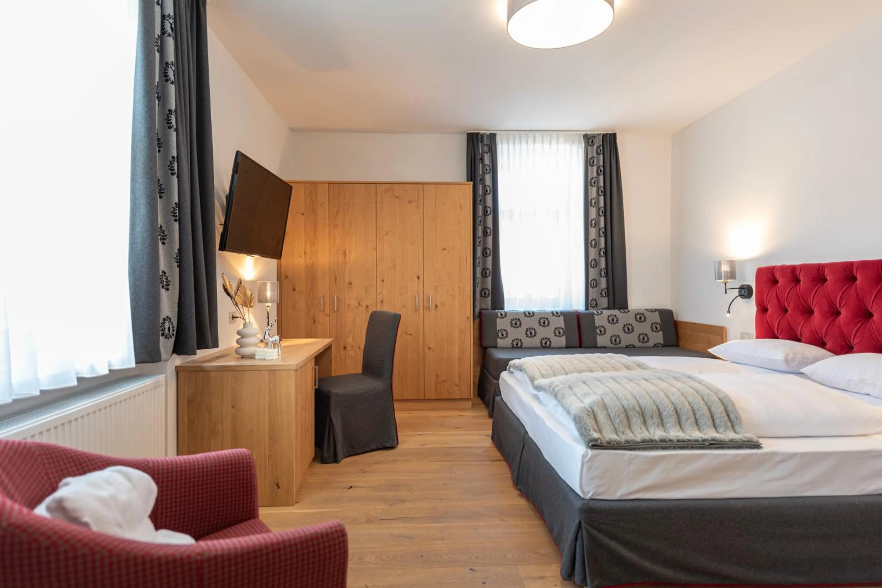 Bed in Hotel Cristallo