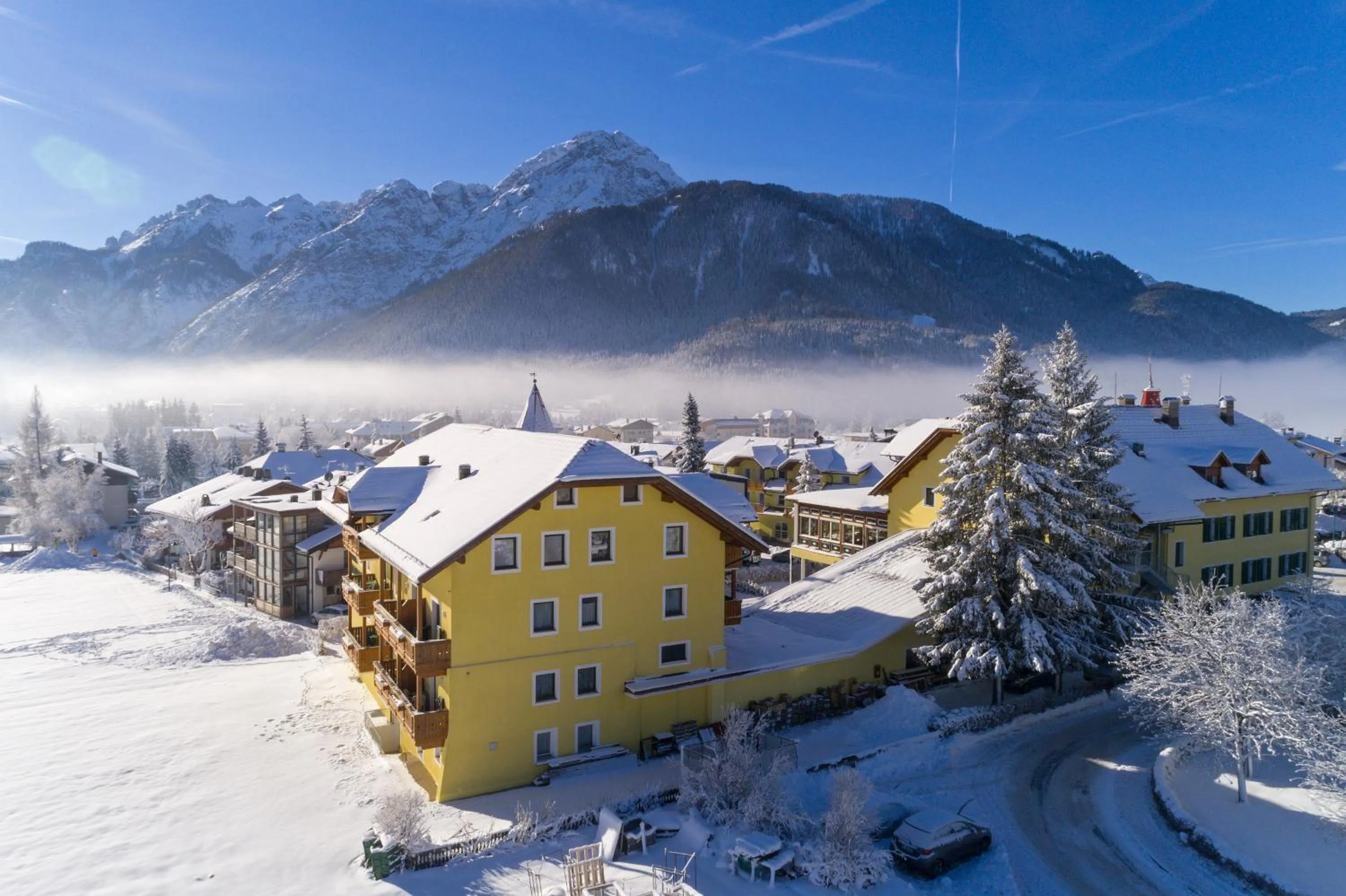 Natural landscape in Hotel Cristallo