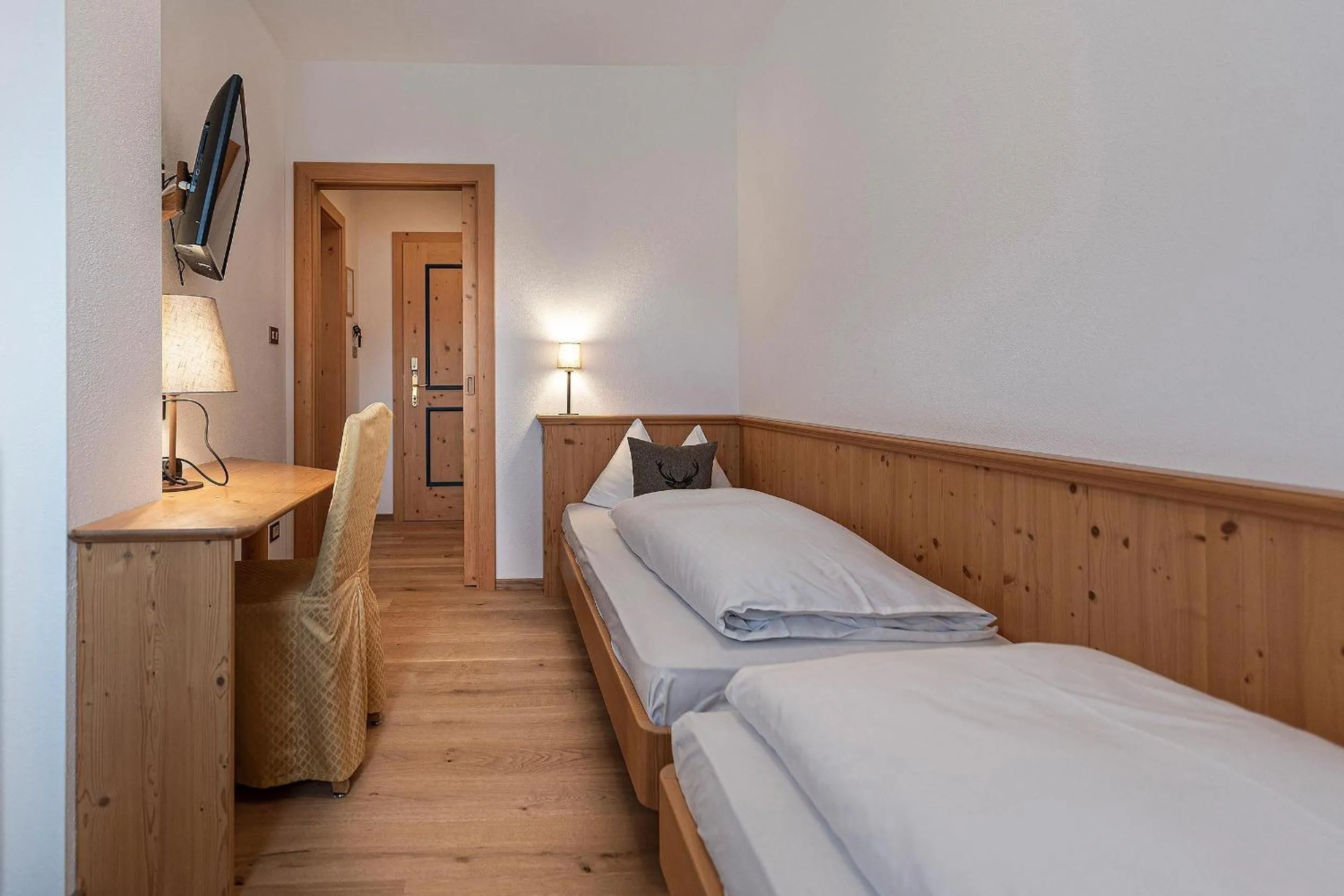 Bed in Hotel Cristallo