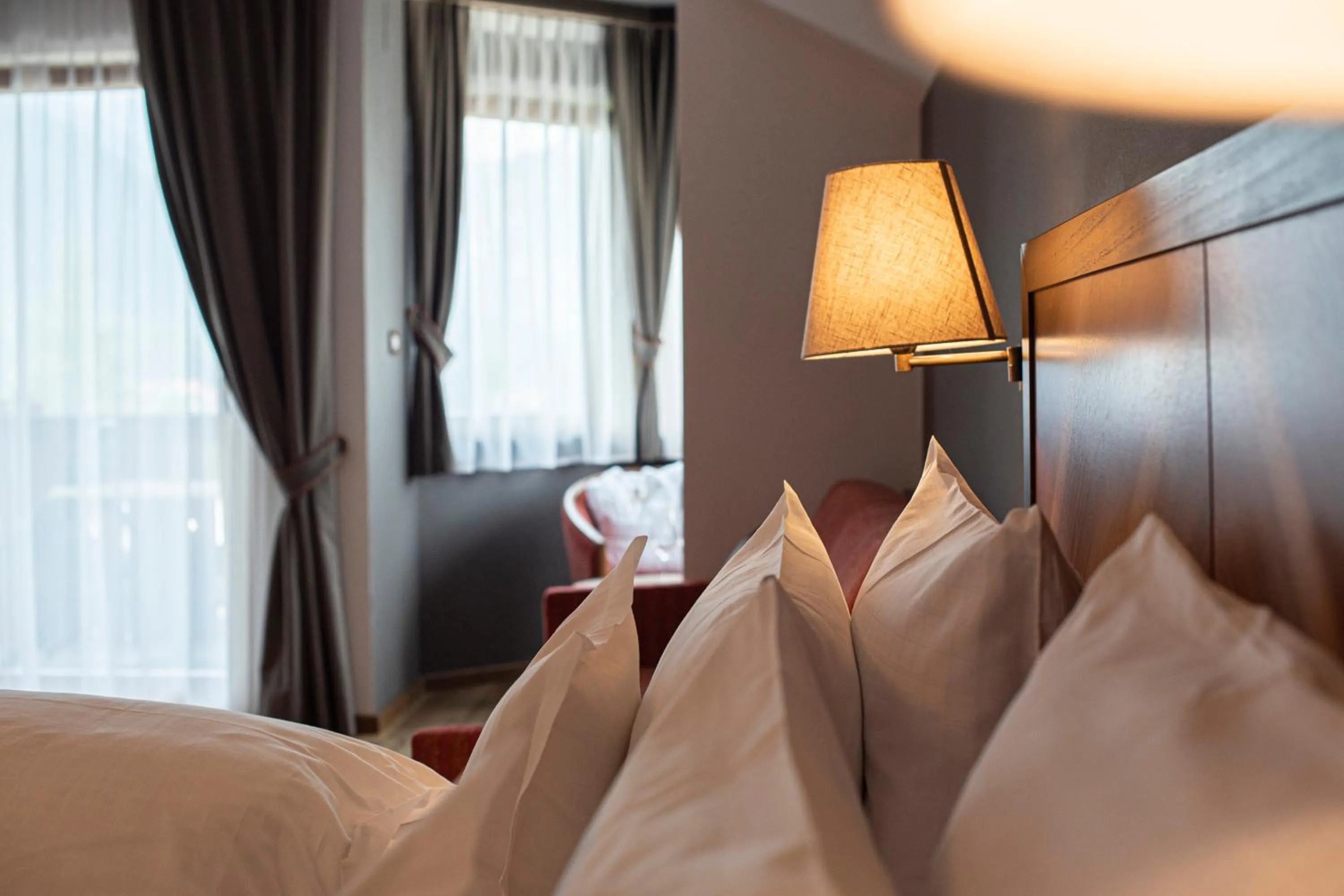 Bed in Hotel Cristallo