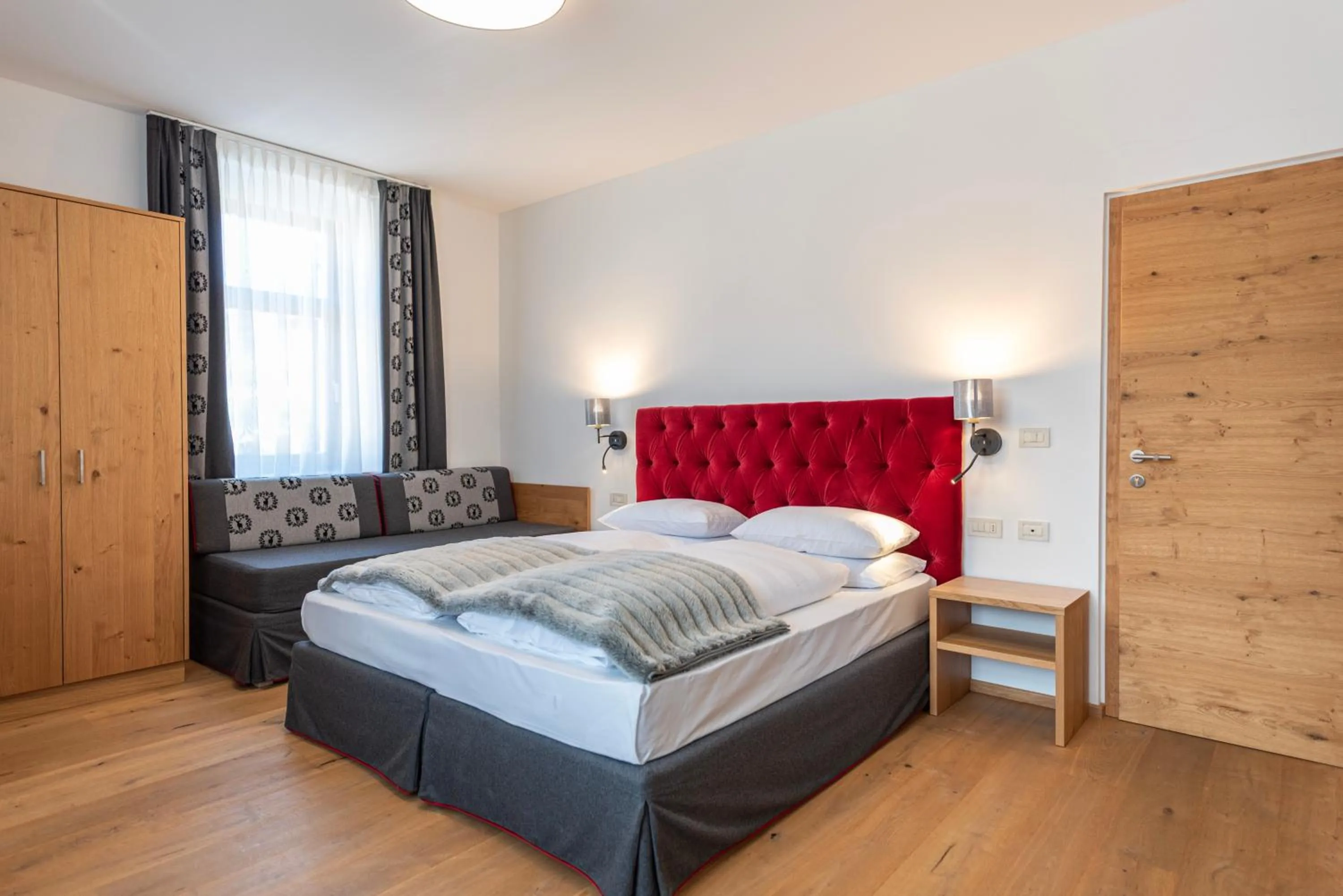 Bed in Hotel Cristallo