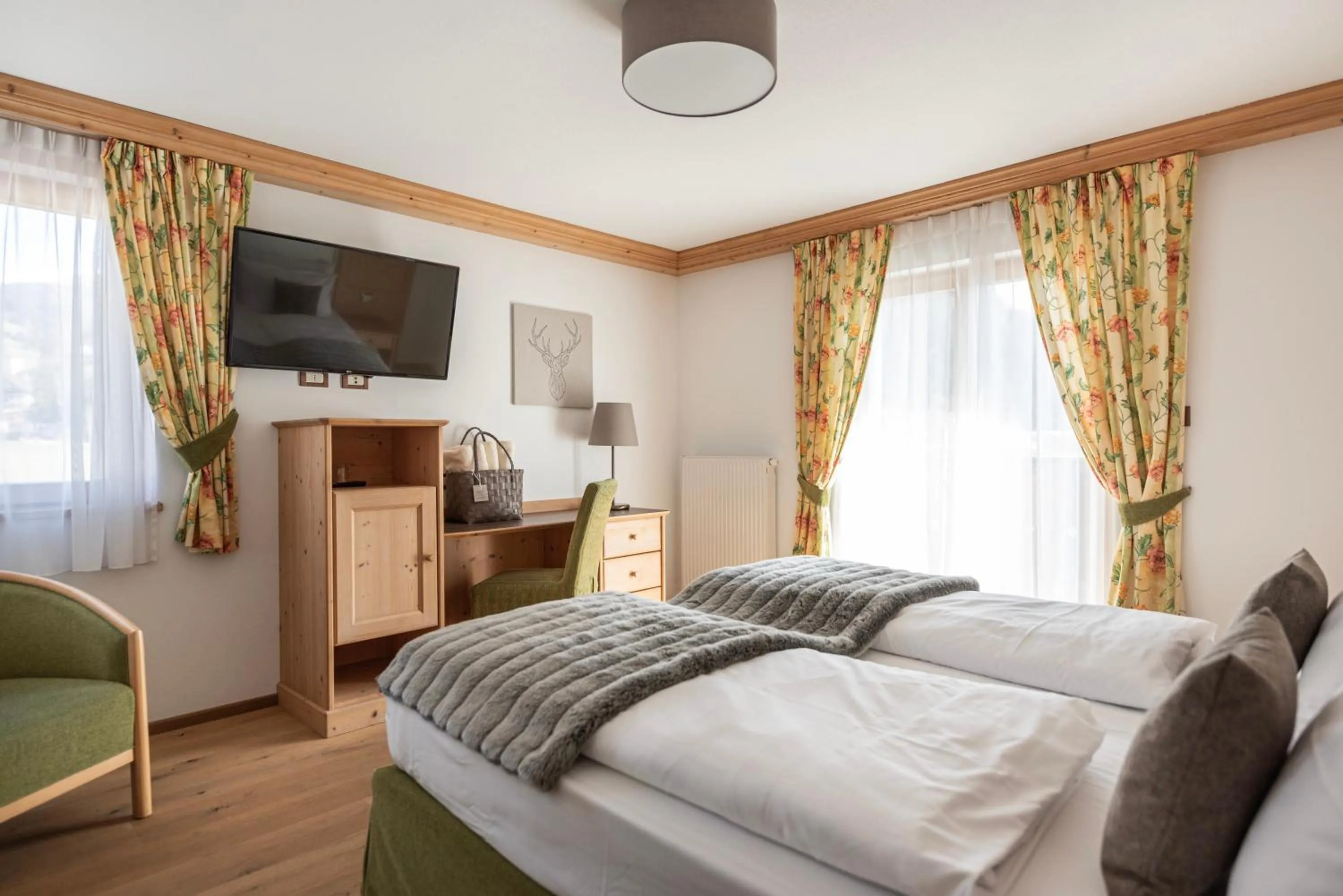 Bed in Hotel Cristallo