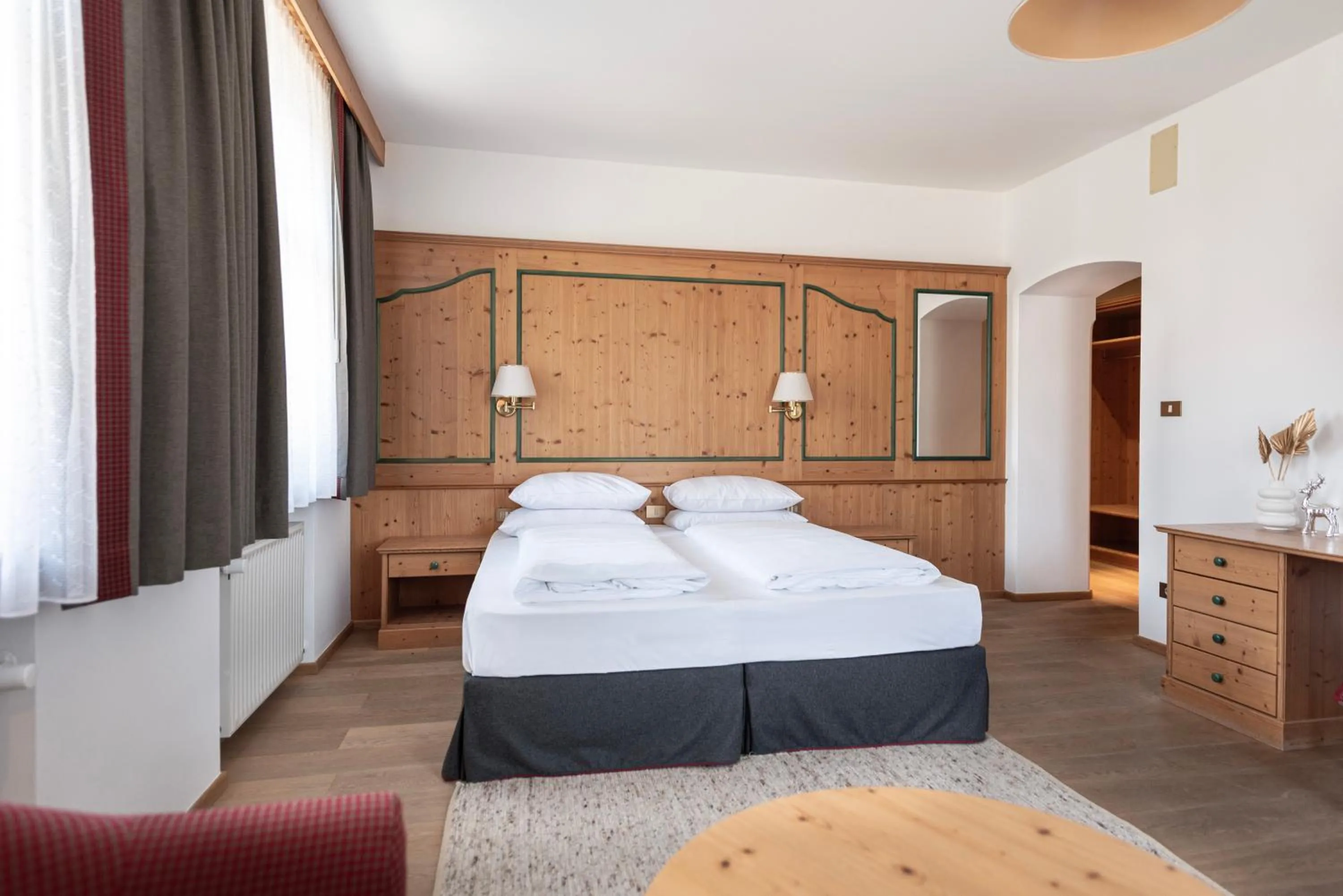 Bed in Hotel Cristallo