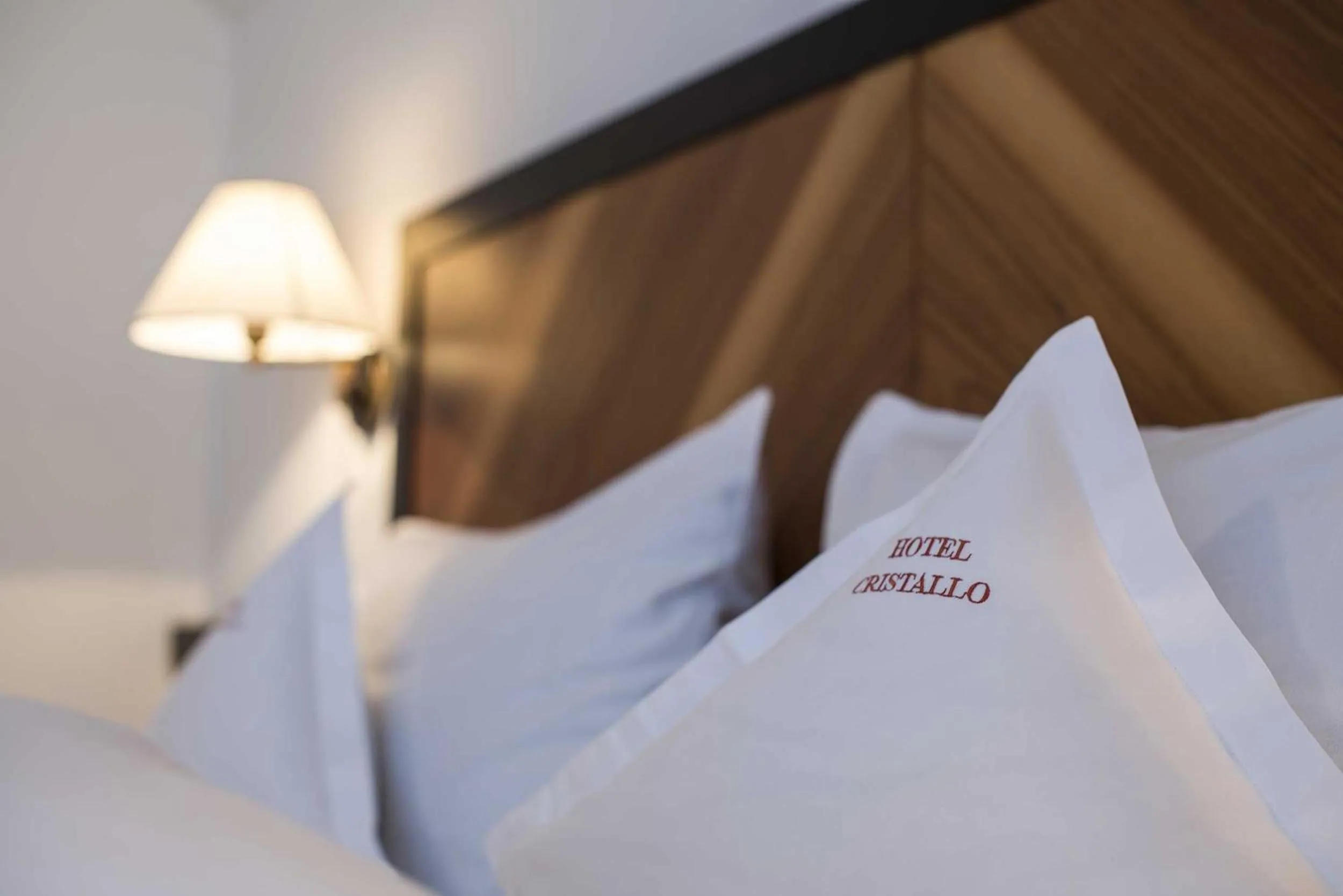 Bed in Hotel Cristallo