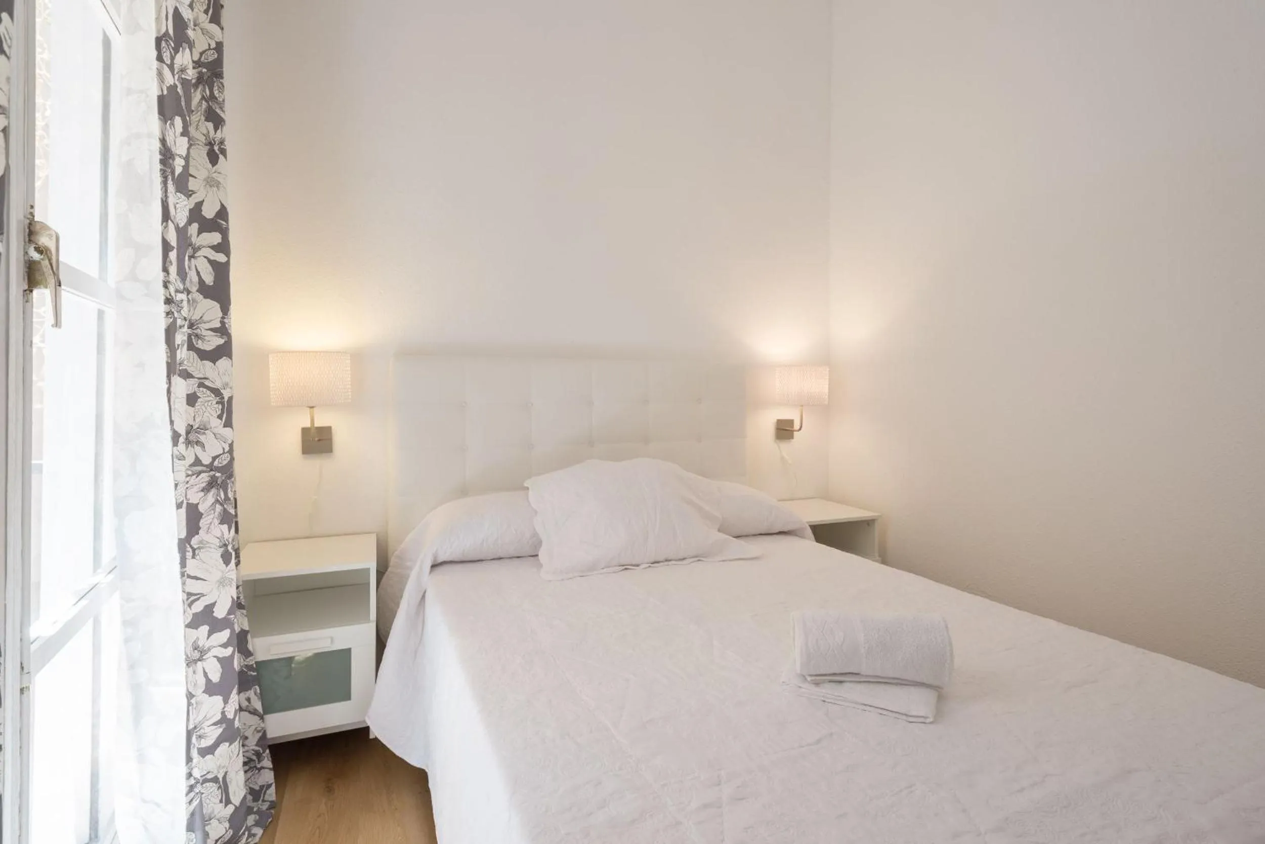 Bed in Cathedral Suites