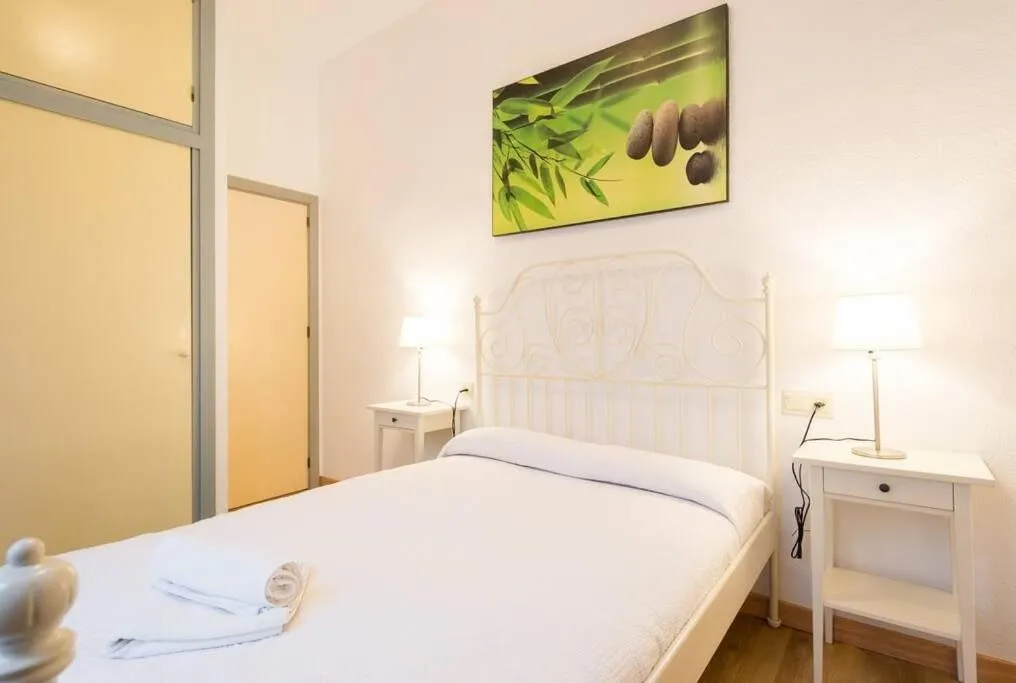 Bed in Cathedral Suites