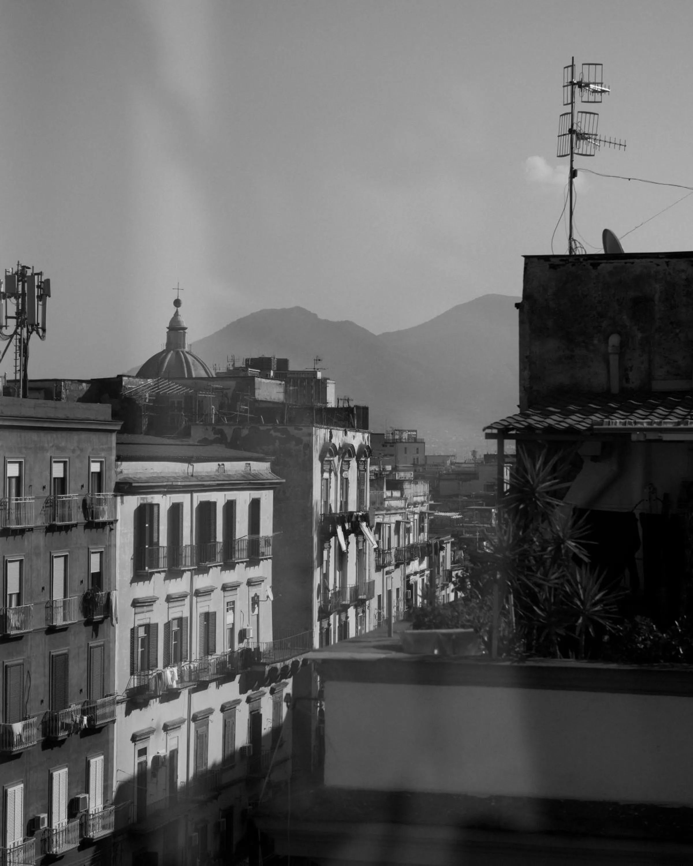 City view in Palazzo Caracciolo Naples