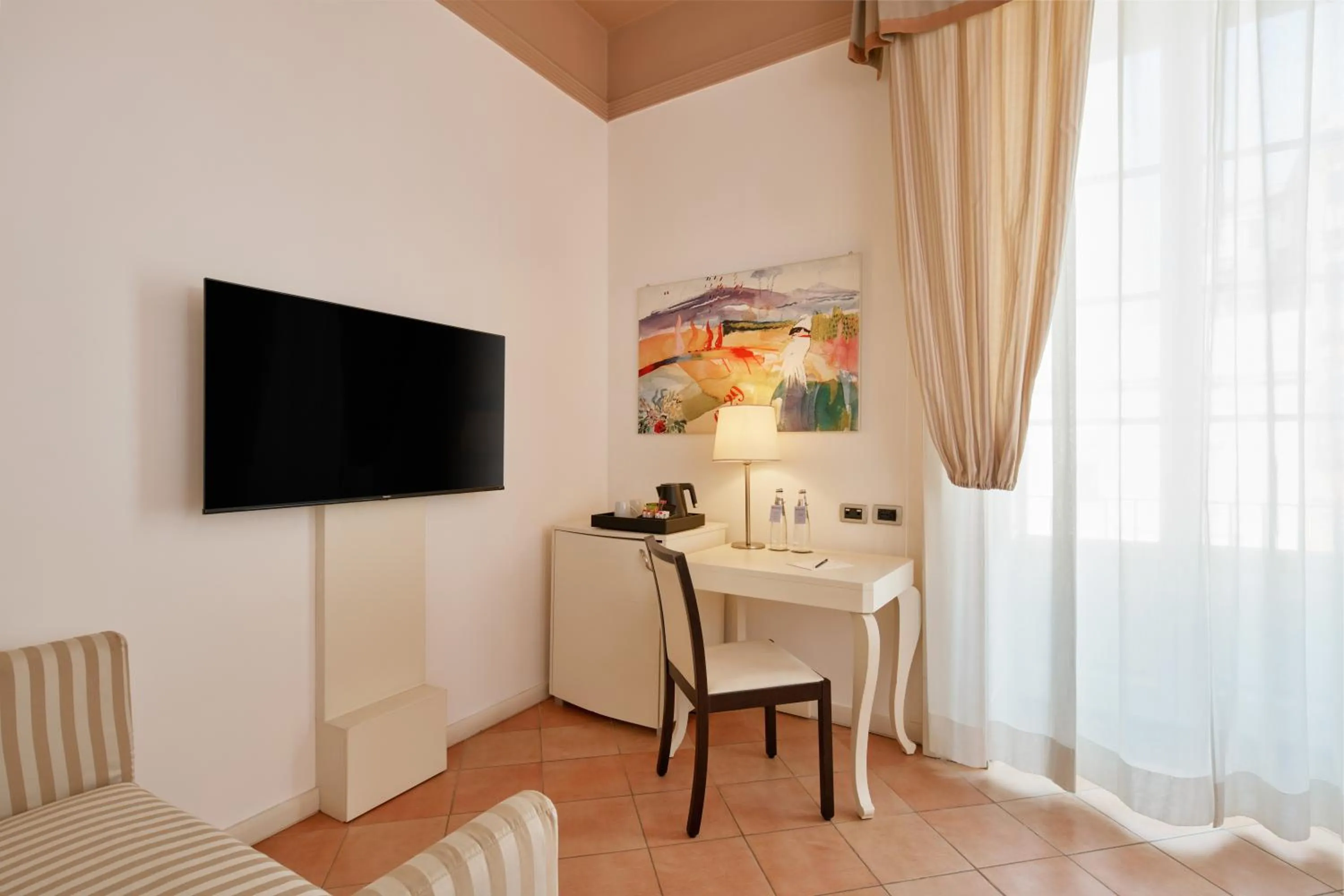 TV and multimedia in Palazzo Caracciolo Naples