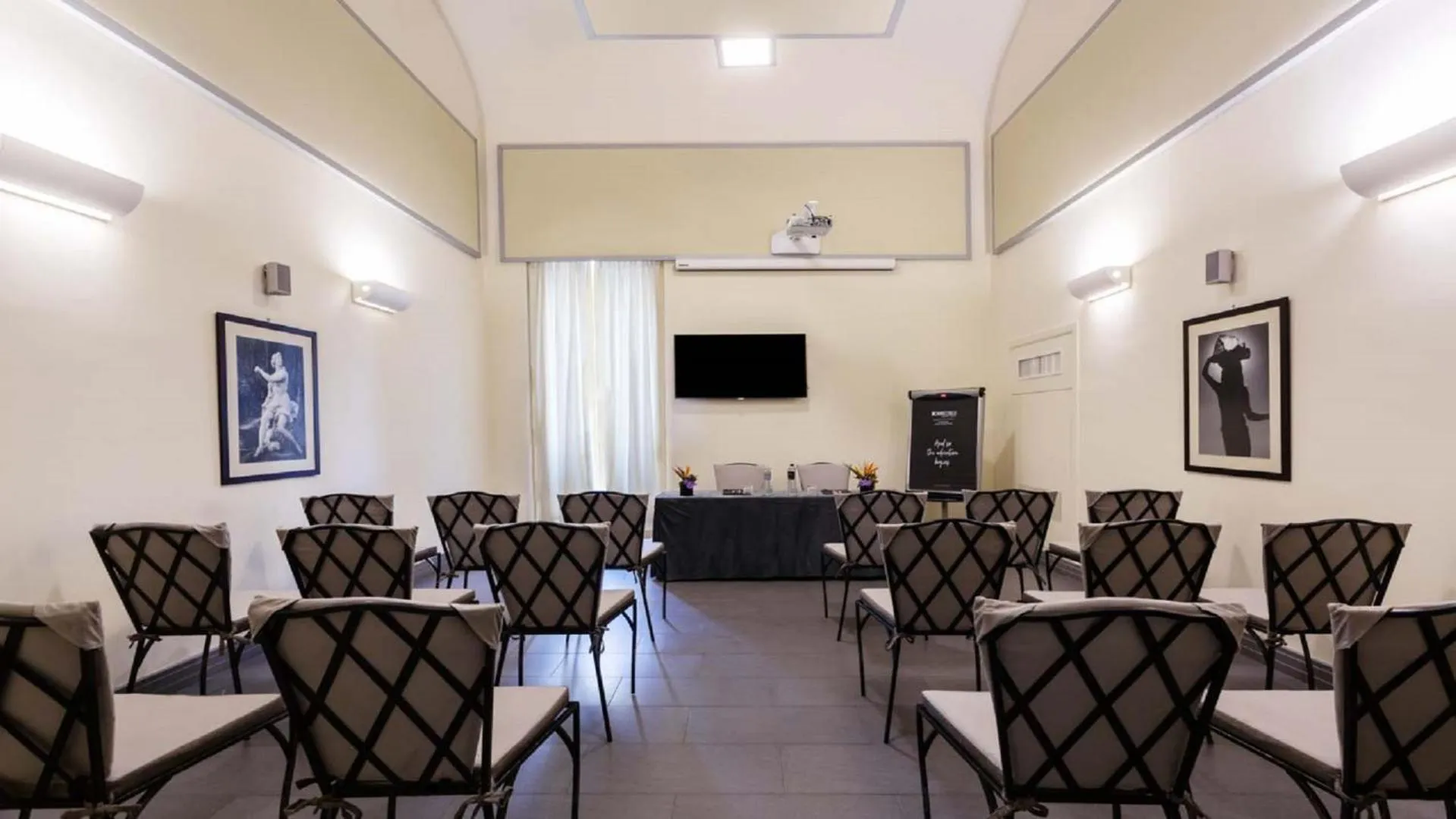 Meeting/conference room in Palazzo Caracciolo Naples