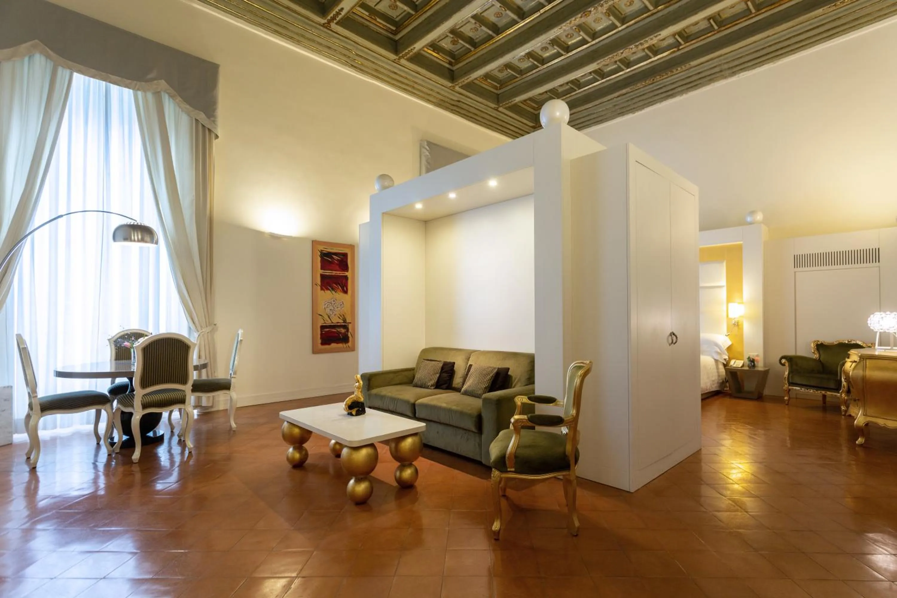 Bedroom in Palazzo Caracciolo Naples