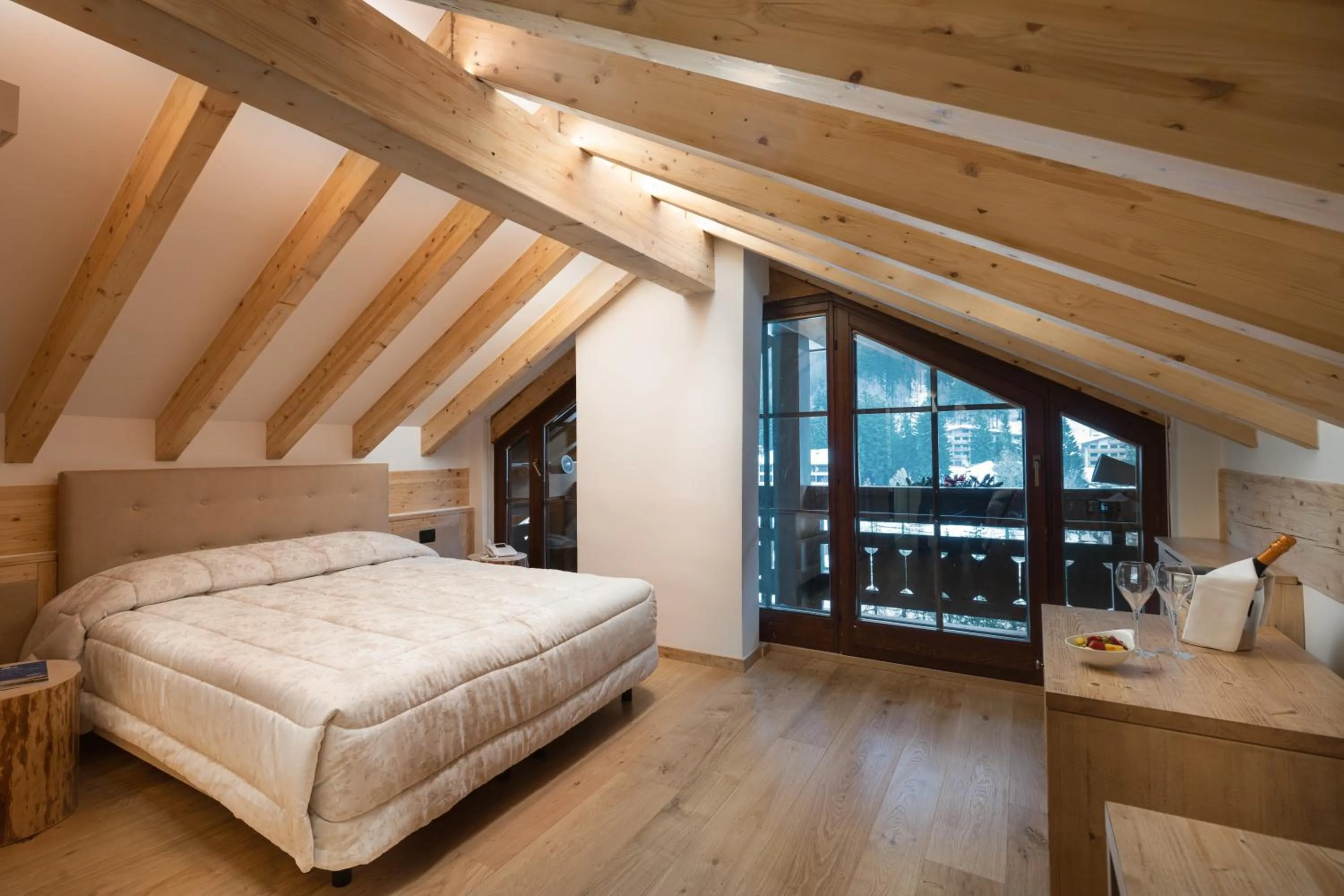 Bed in Hotel Splendid