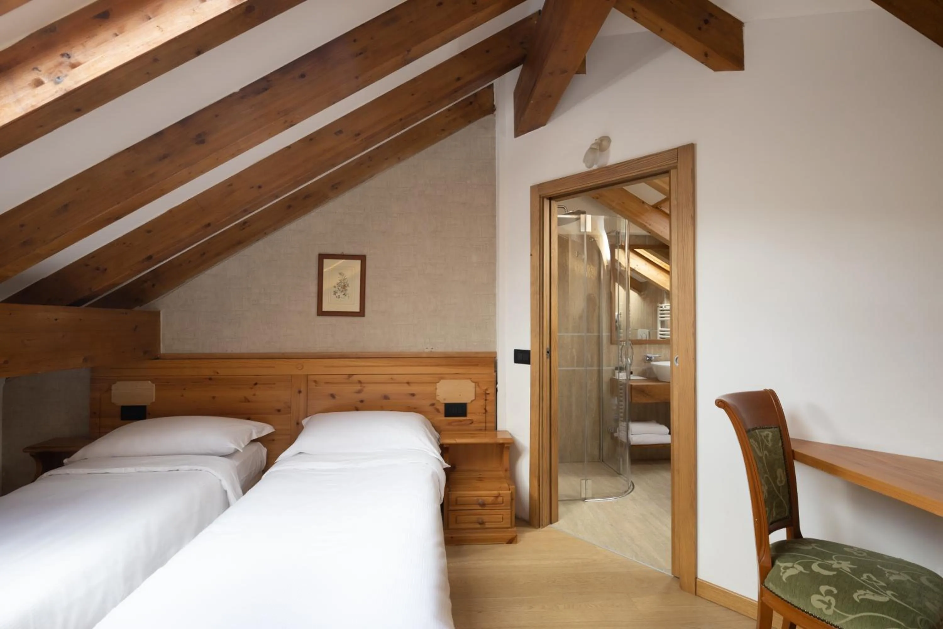 Bed in Hotel Splendid