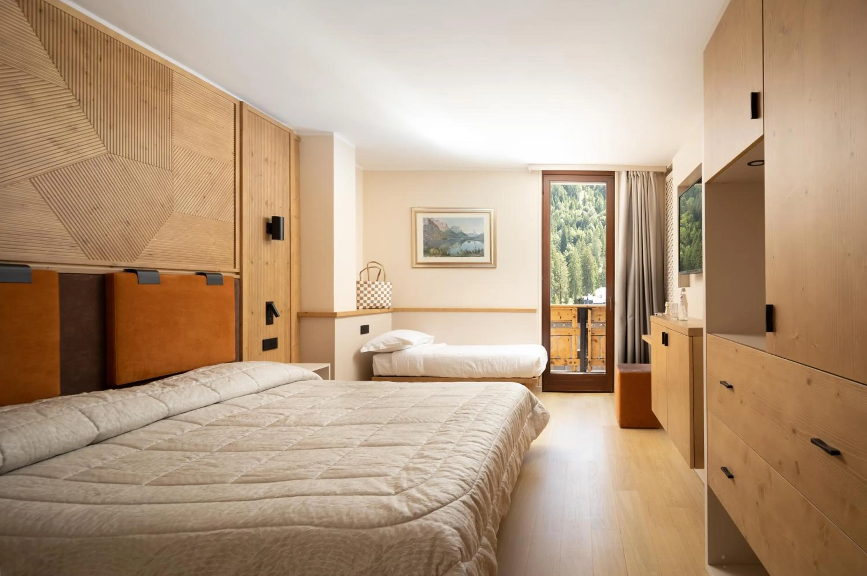 Bed in Hotel Splendid