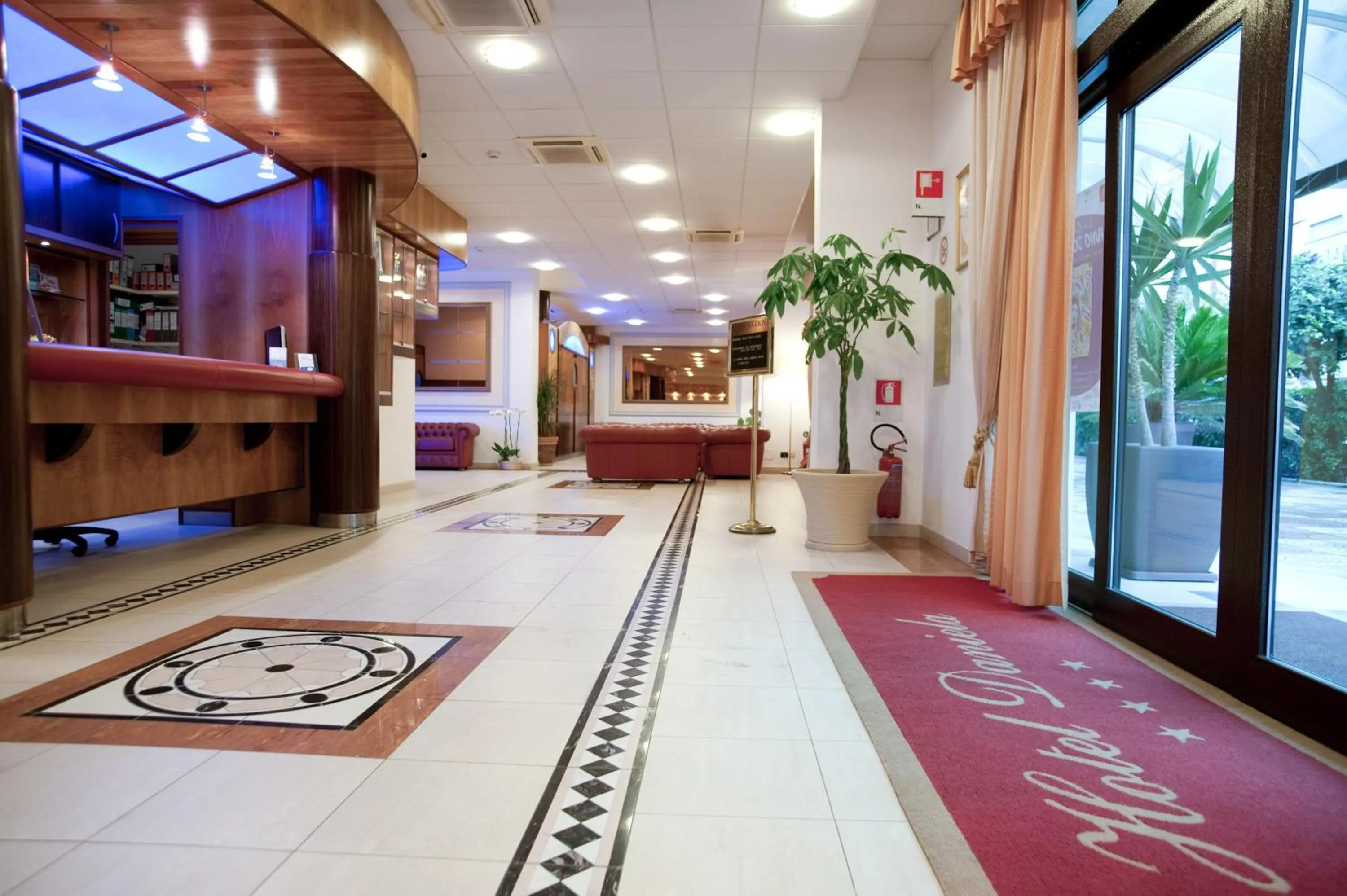 Lobby or reception in Hotel Daniela