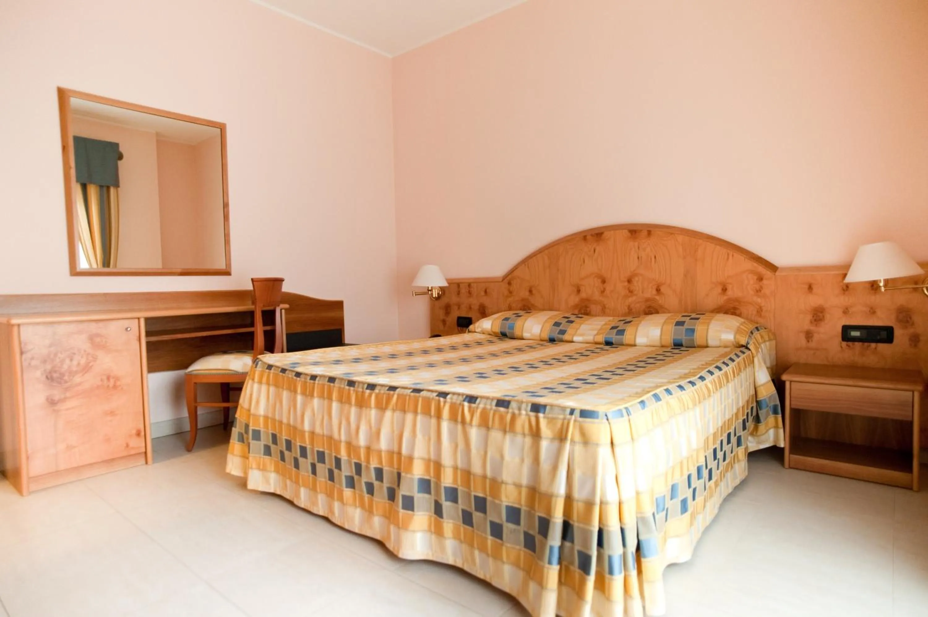 Bed in Hotel Daniela