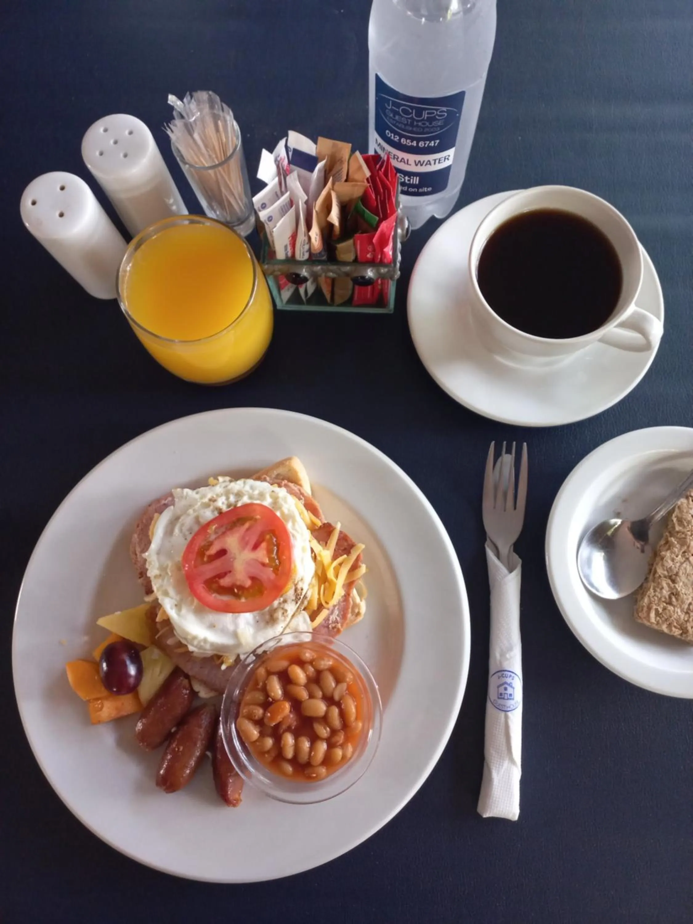 Breakfast in J'Cups Guest House