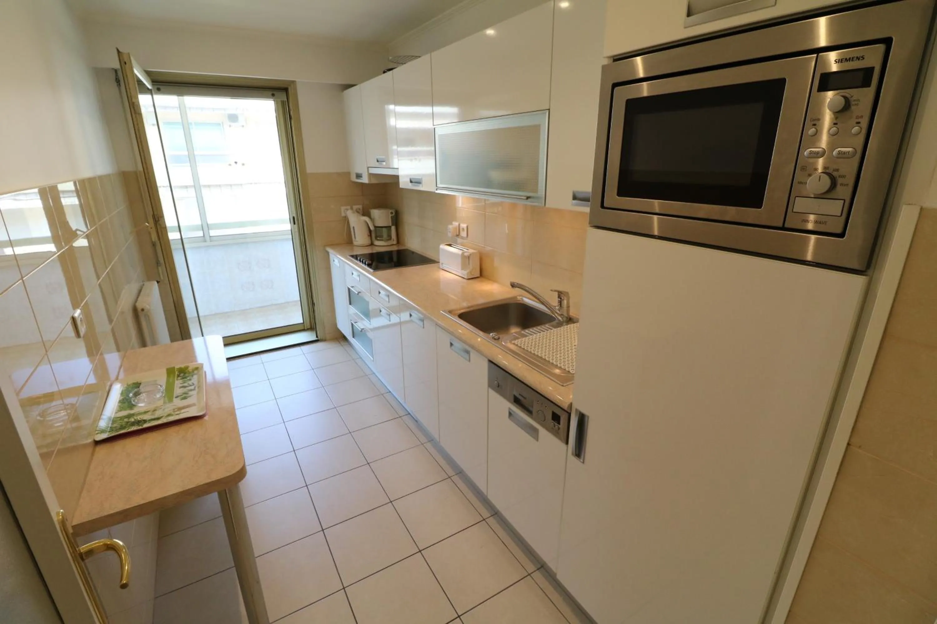 Coffee/tea facilities in 2 bedroom & studio Palais Royal 2 mins from Croisette and Carlton