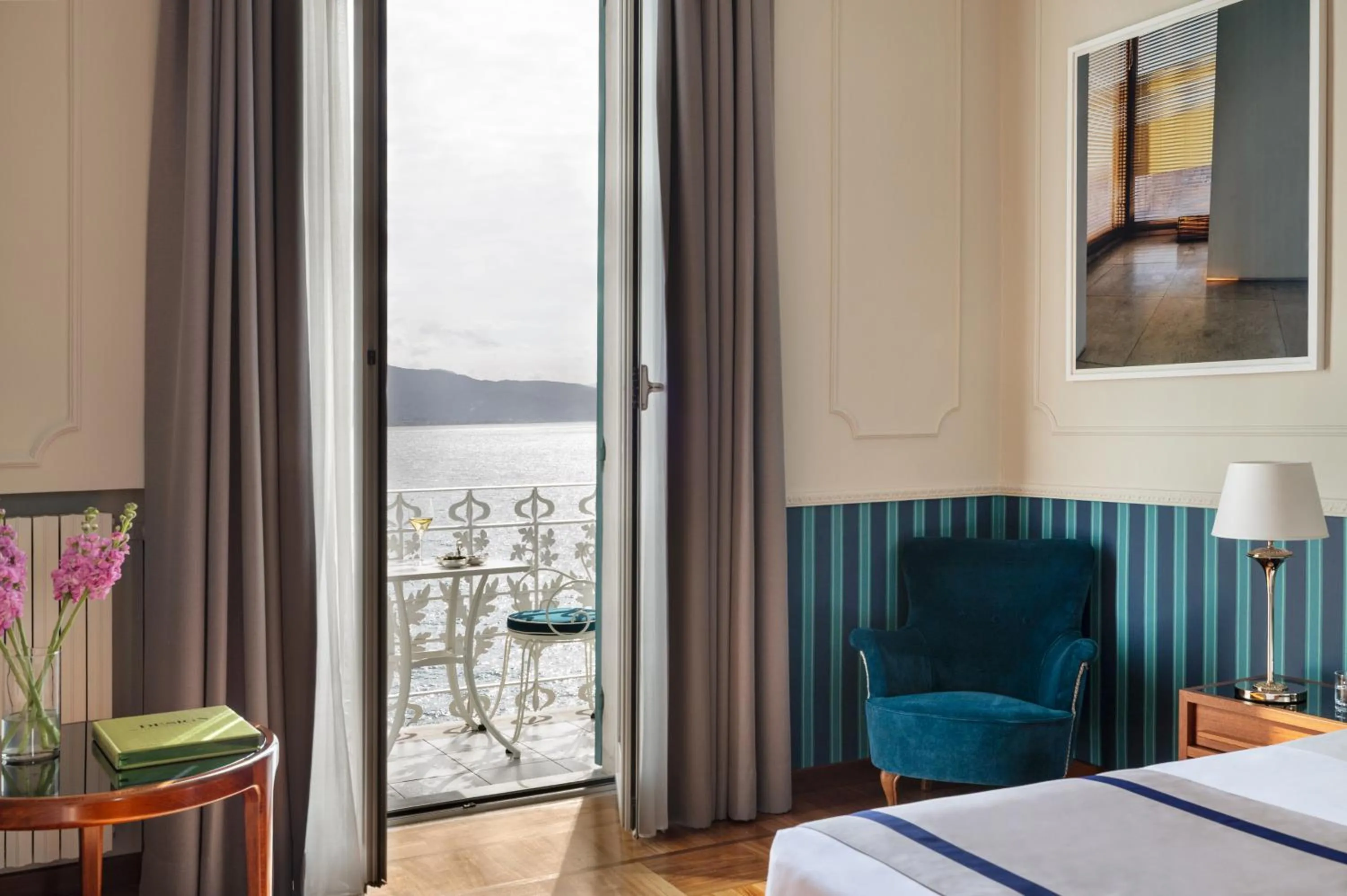 Bedroom, Bed in Grand Hotel Miramare