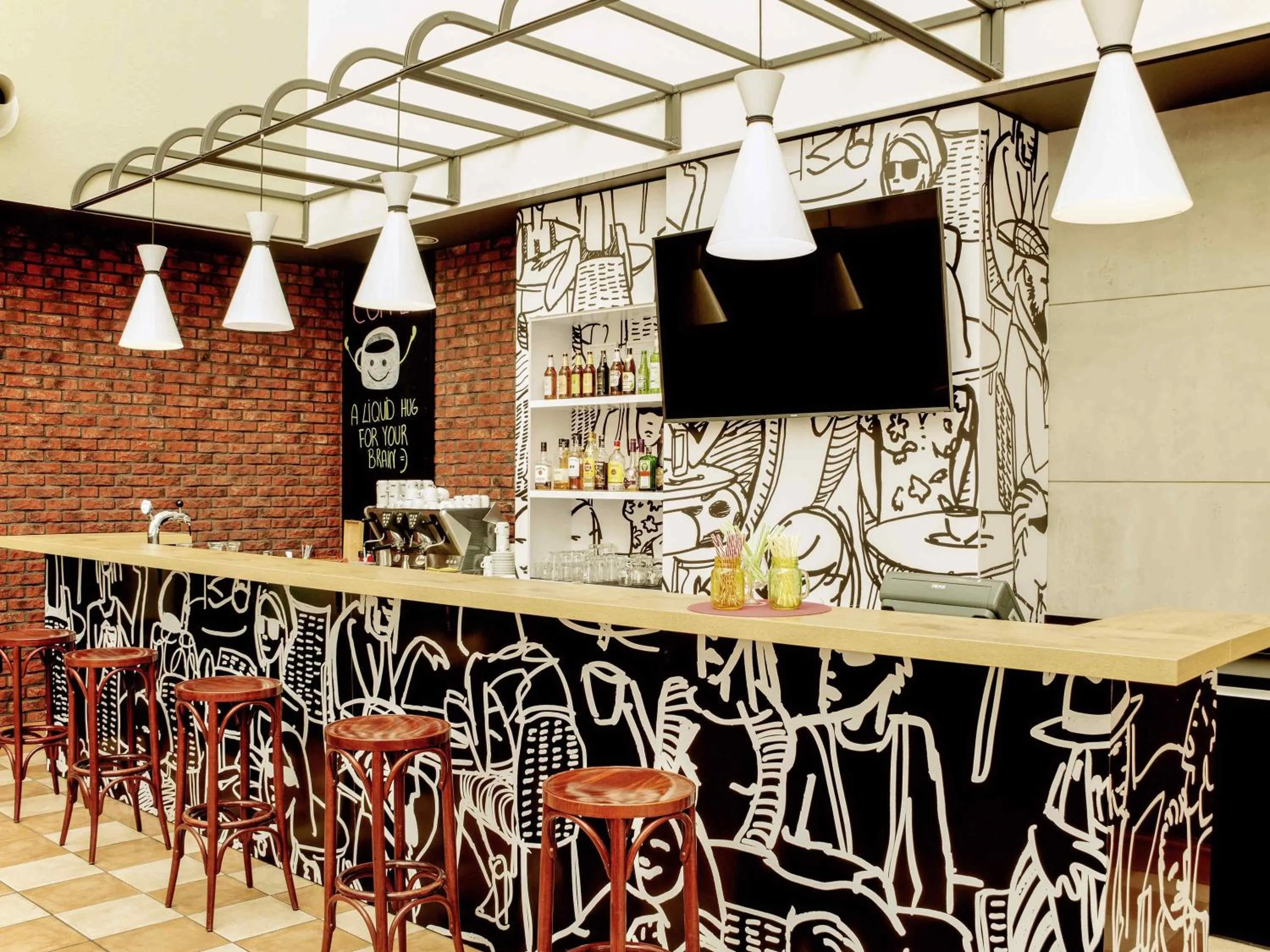 Lounge or bar in Hotel Ibis Łódź Centrum